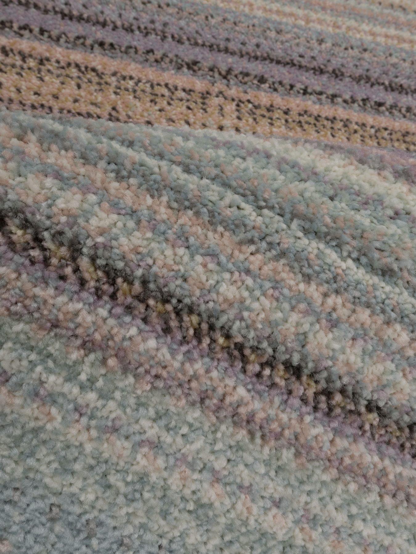 Image 3 of 5 of The Very Collection Echo Pastel Stripe Rug