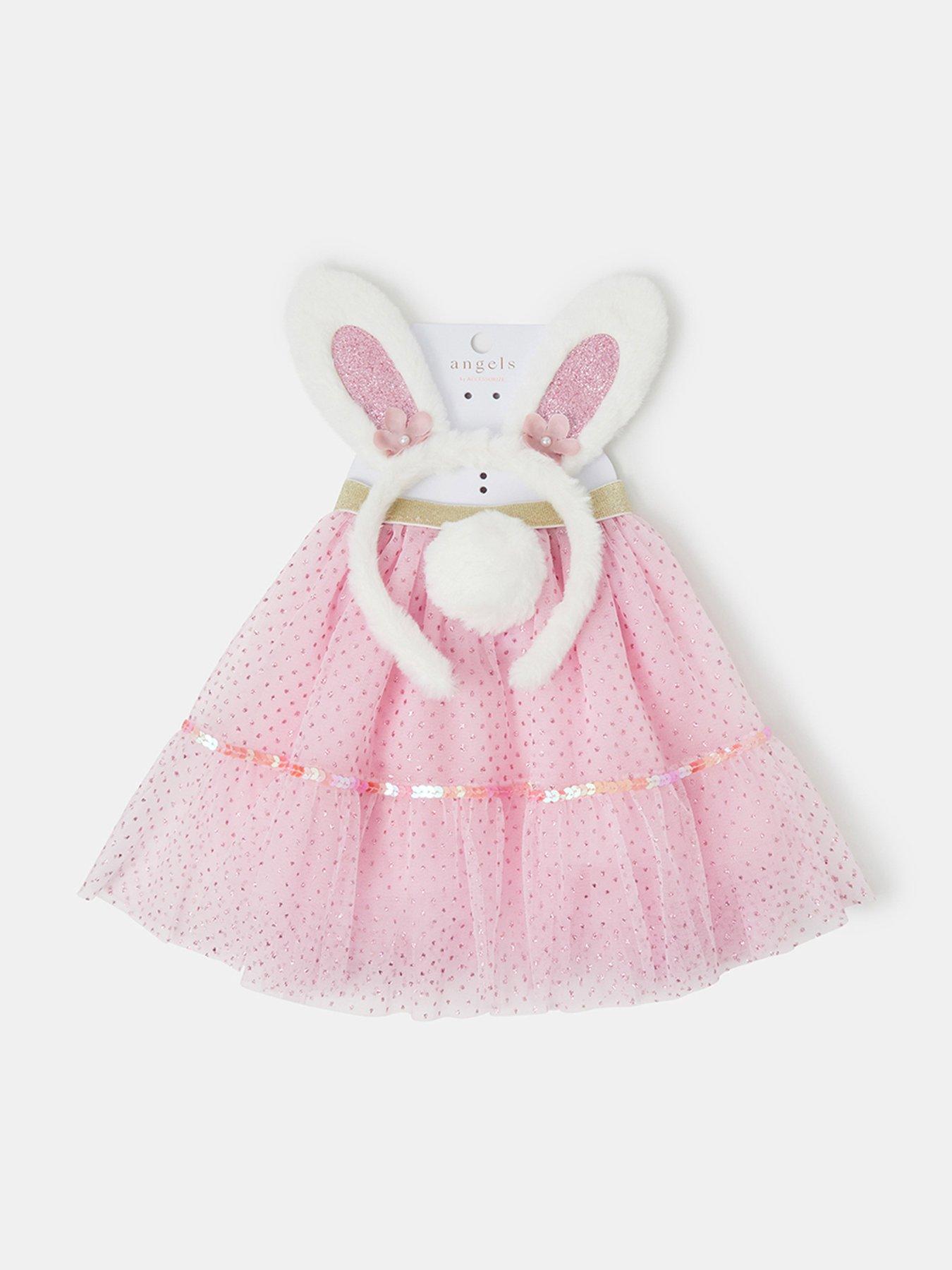 Accessorize Girls Bunny Dress Up Set - Pink