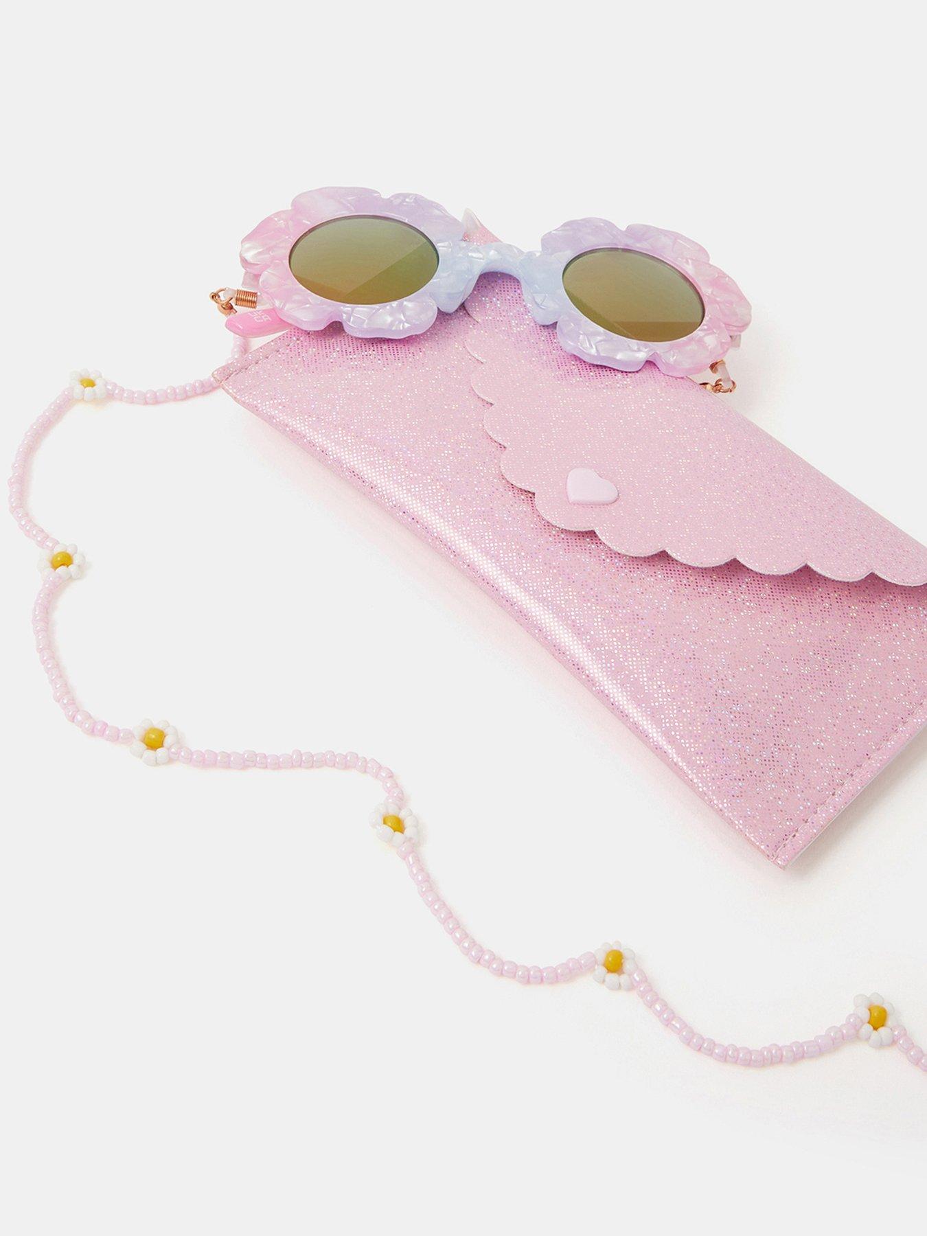 Image 1 of 3 of Accessorize Girls Flower Sunglasses Bundle - Pink