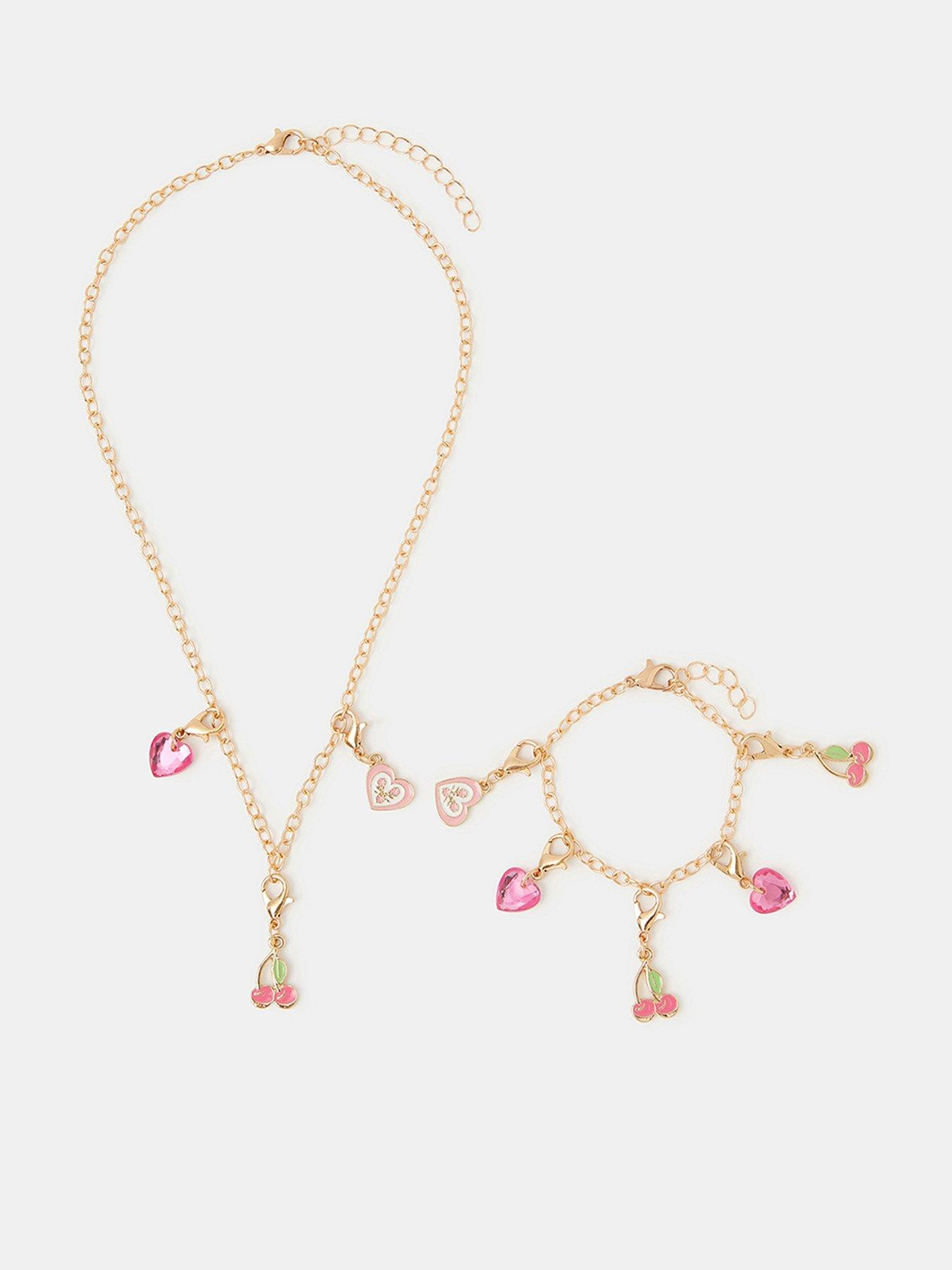 Accessorize Girls Myo Charm Jewellery Set - Multi