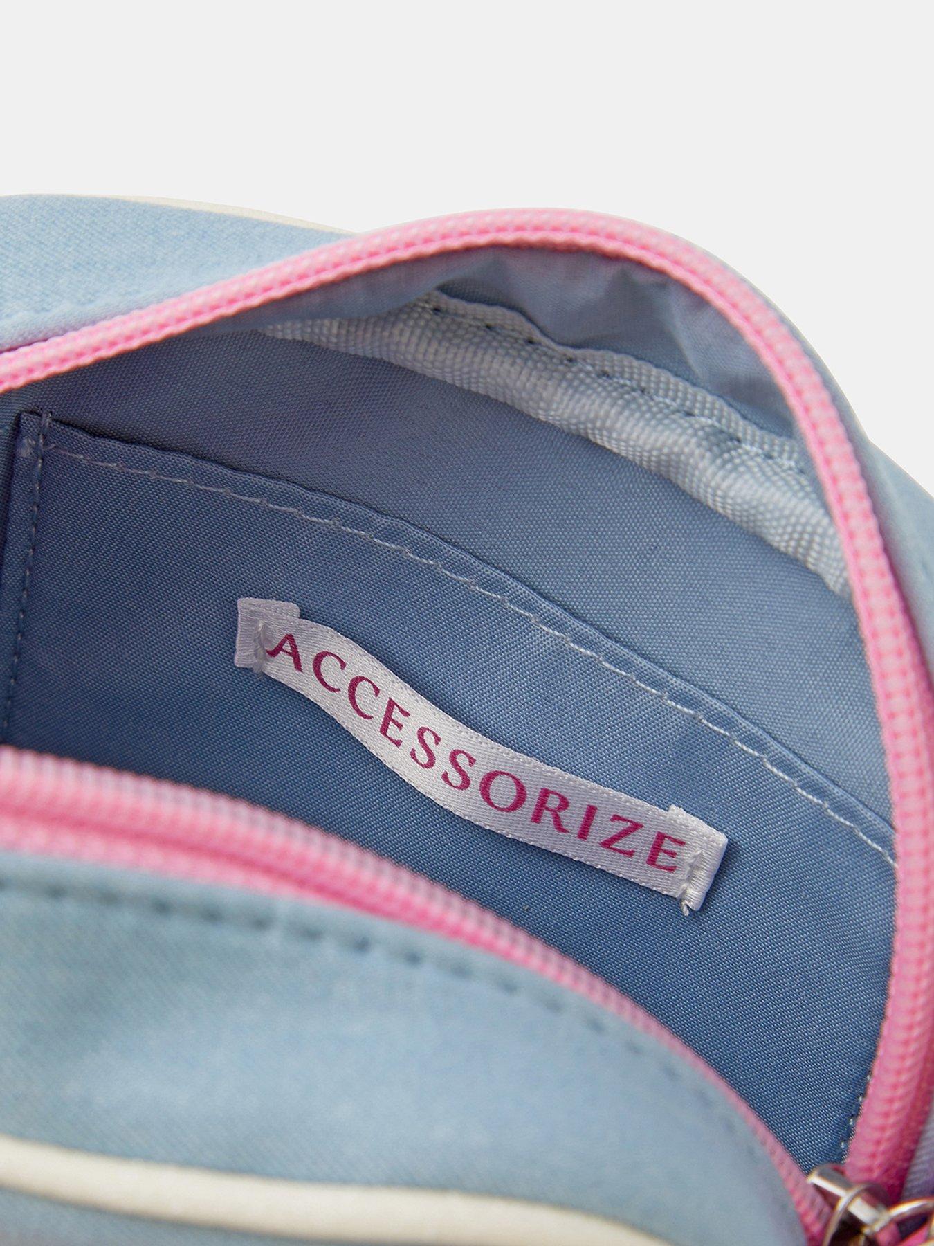 Image 4 of 4 of Accessorize Girls Prairie Badge Cross Body Bag - Blue