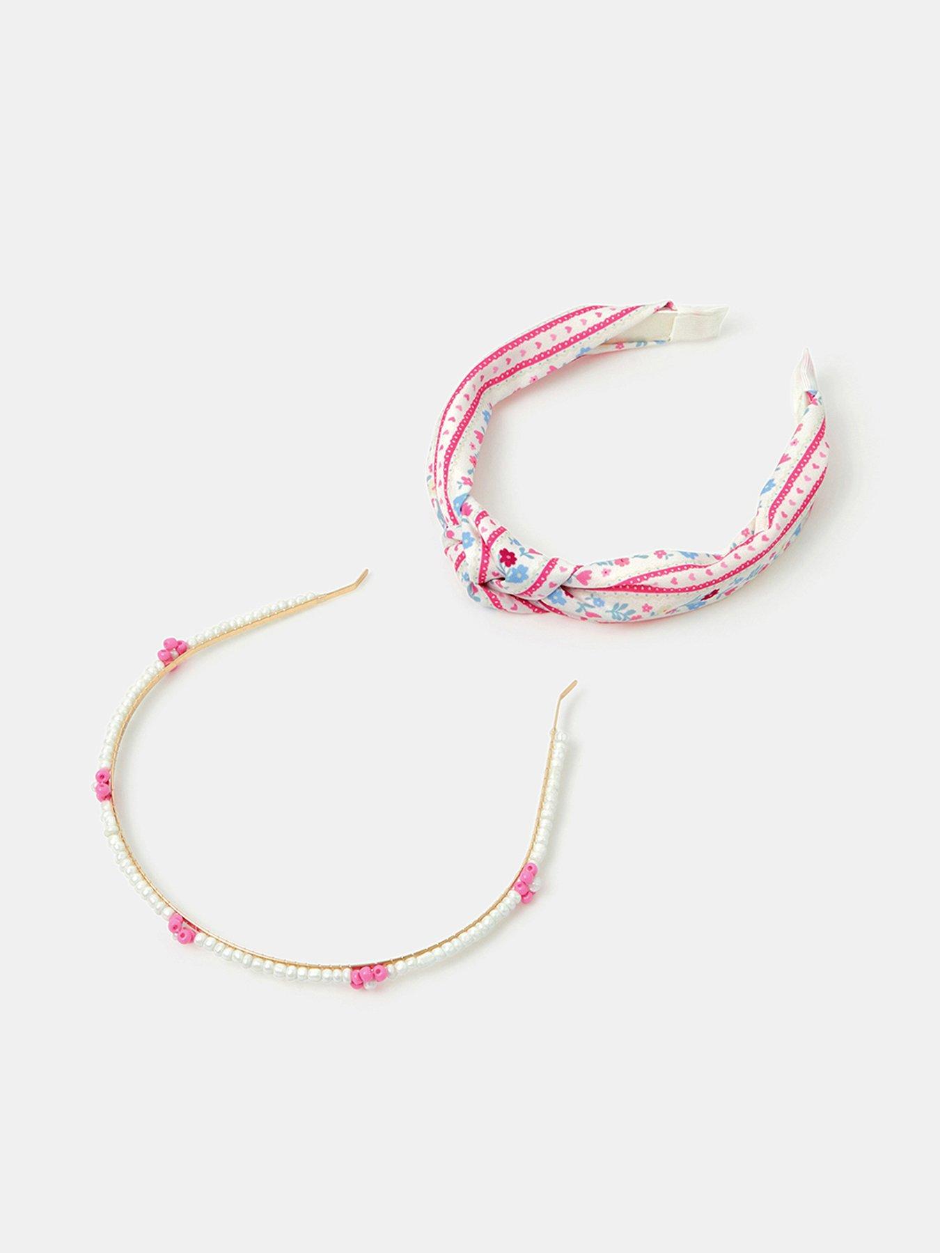 Image 1 of 2 of Accessorize Girls 2 Pack Prairie Alice Bands - Multi