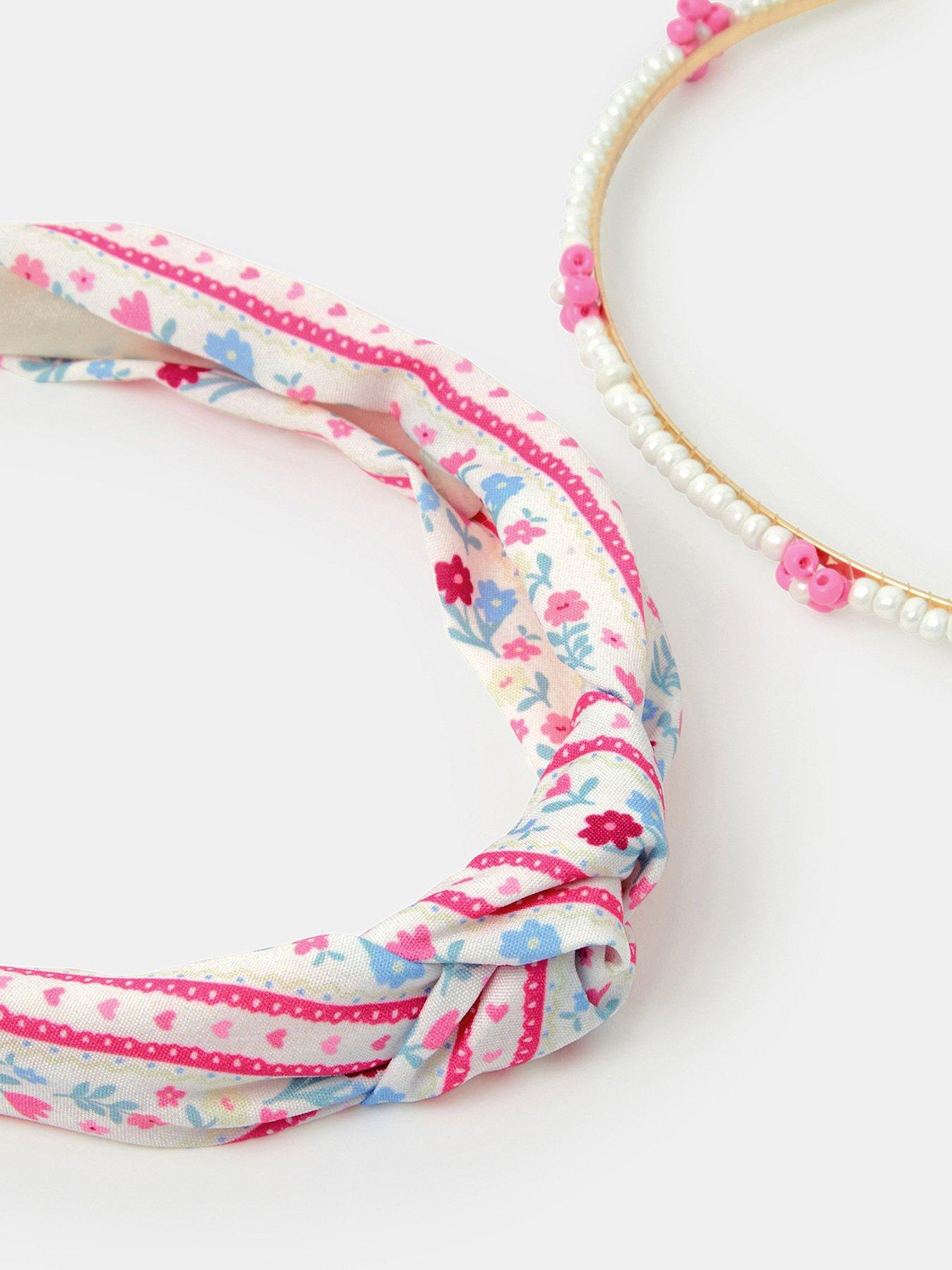 Image 2 of 2 of Accessorize Girls 2 Pack Prairie Alice Bands - Multi
