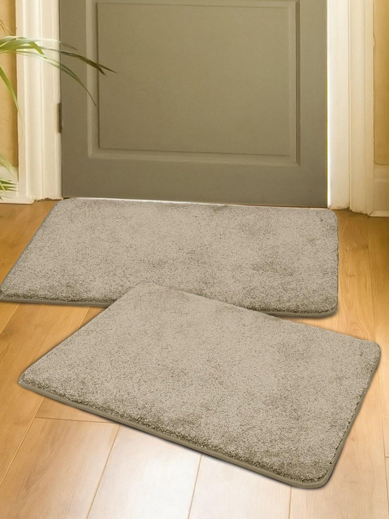 The Very Collection Scattamat Pack Of 2 Doormats 50 X 80cm. - Charcoal