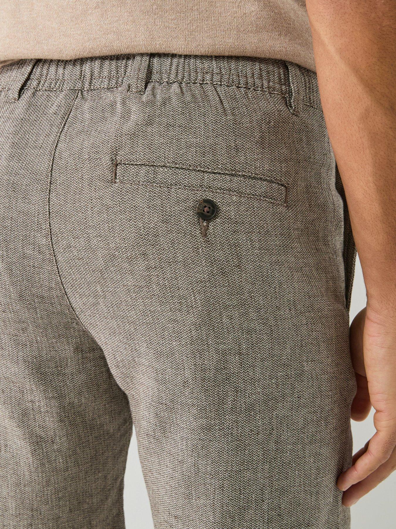 Image 5 of 6 of Selected Brody Slim Fit Linen Shorts
