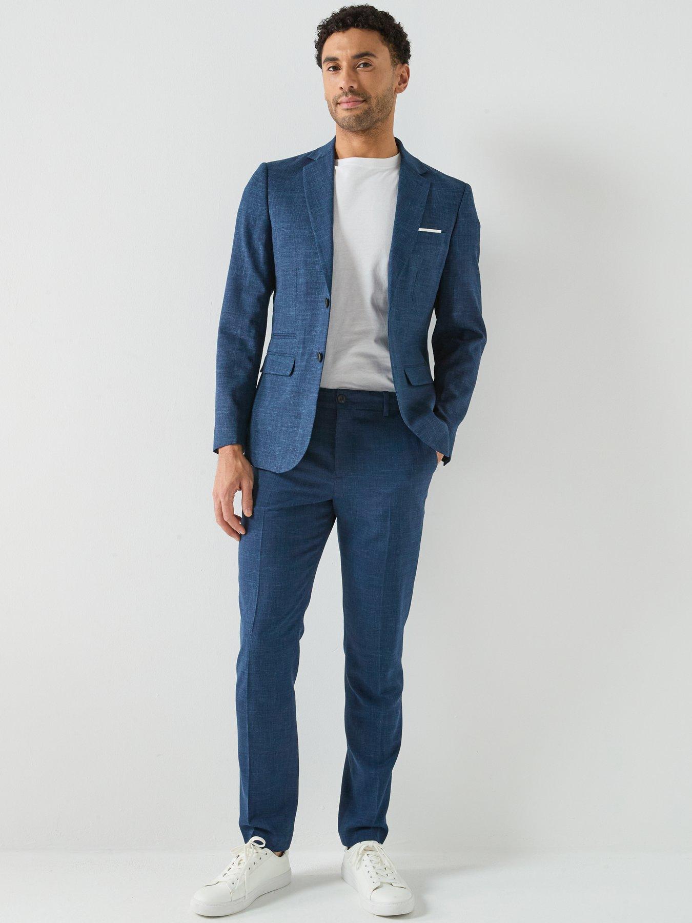 Image 3 of 6 of Selected Selected Oasis Slim Fit Linen Suit Trousers