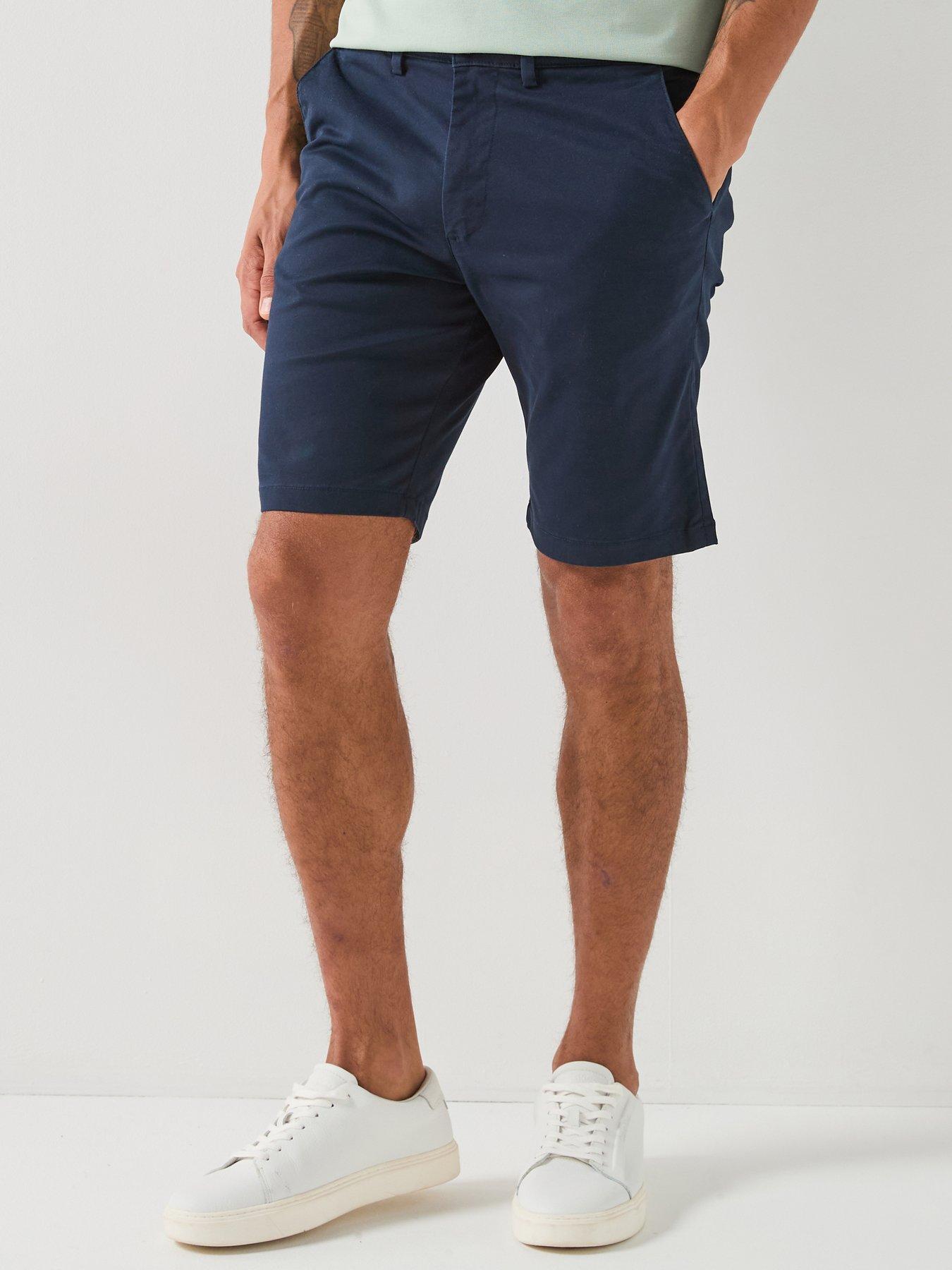 Selected Miles Slim Fit Flex Shorts, Dark Sapphire, Size L, Men