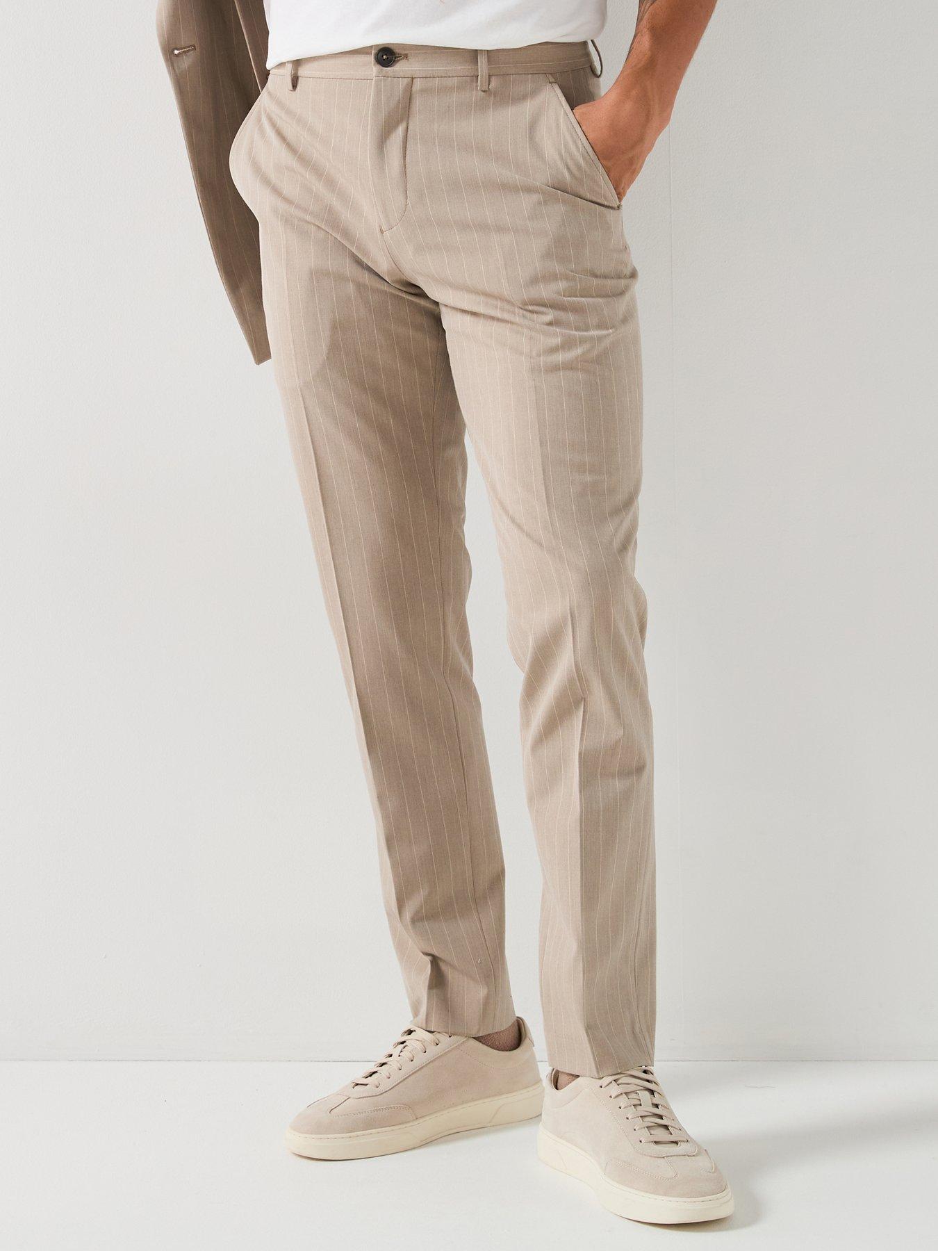Image 1 of 5 of Selected Selected Liam Pinstripe Suit Trousers