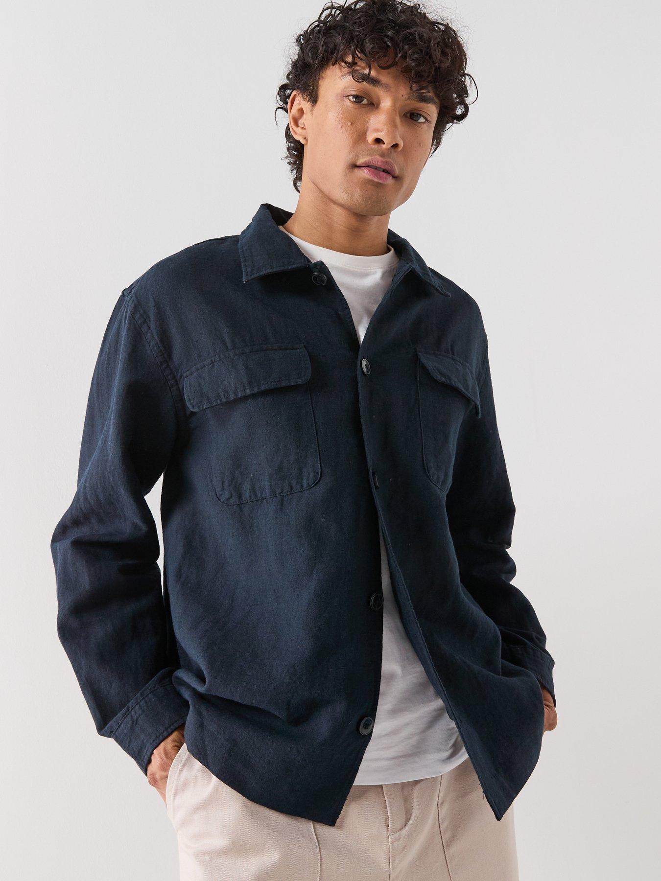 Image 5 of 6 of Selected Selected Leroy Linen Blend Overshirt