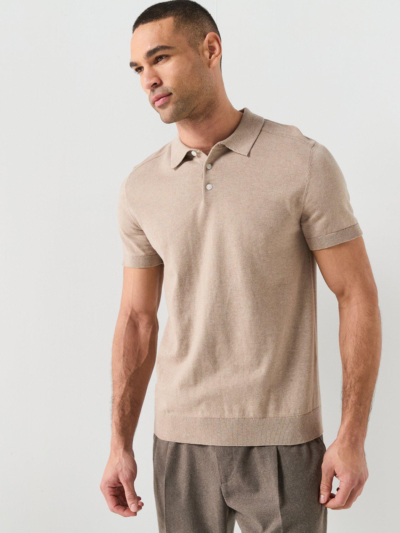 Selected Homme Berg Short Sleeve Knitted Polo Shirt - Green