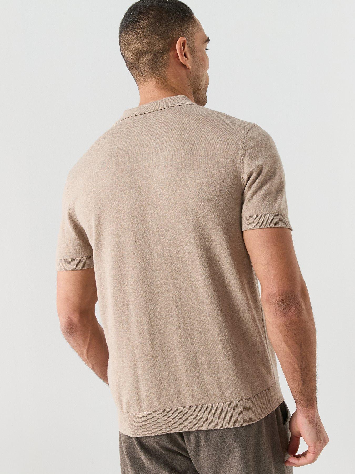 Image 2 of 6 of Selected Selected Berg Short Sleeve Knitted Polo Shirt
