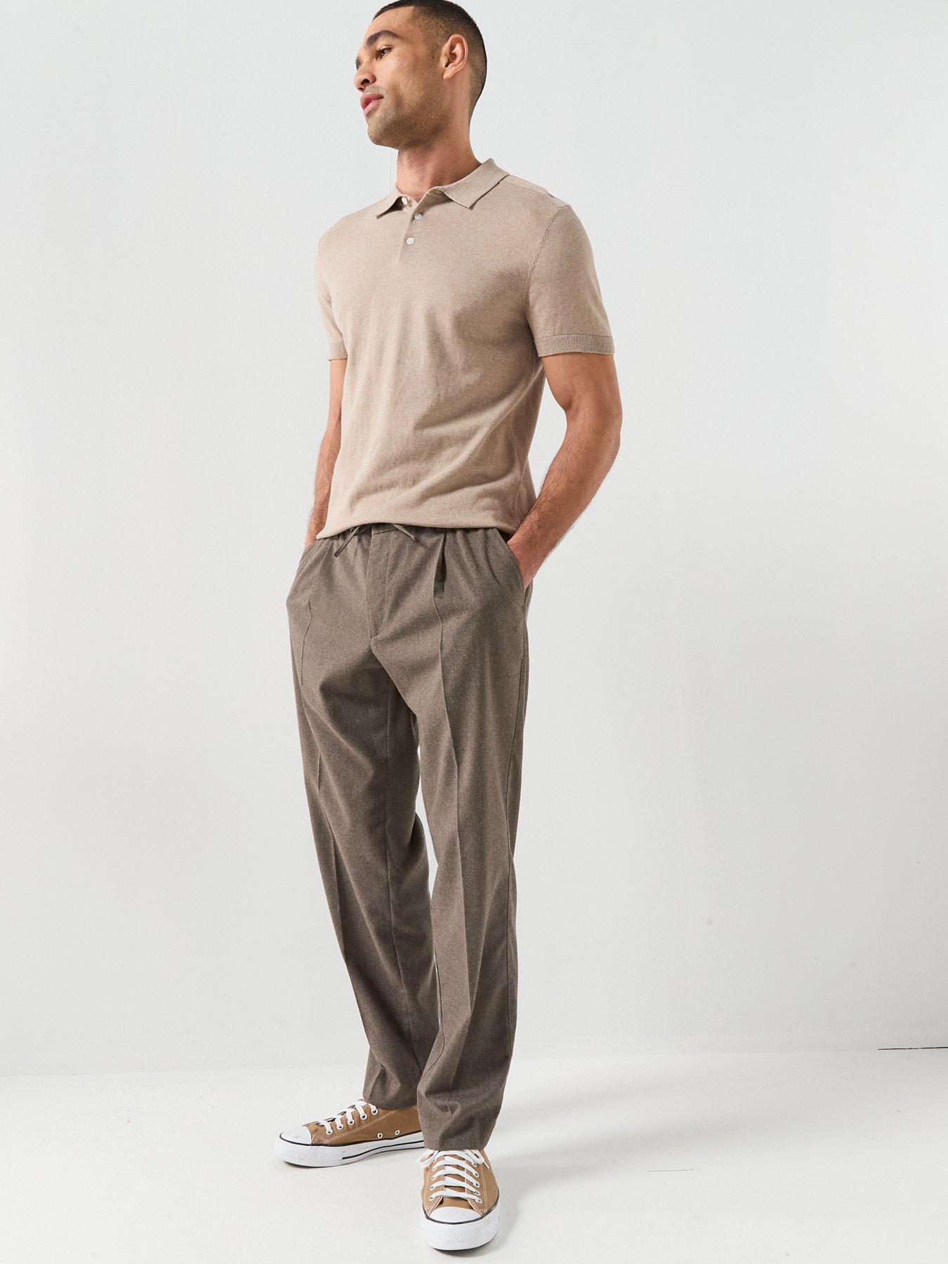 Image 3 of 6 of Selected Selected Berg Short Sleeve Knitted Polo Shirt
