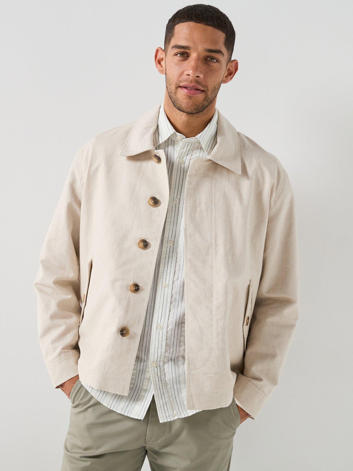 Image 1 of 4 of Selected Homme Lewis Jacket - Cream