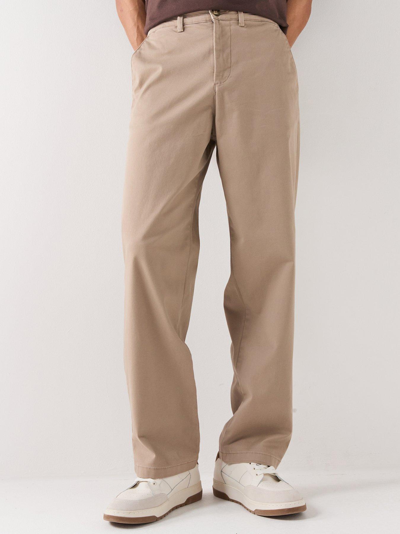 Selected: 220-Loose Miles Flex Trousers - Beige