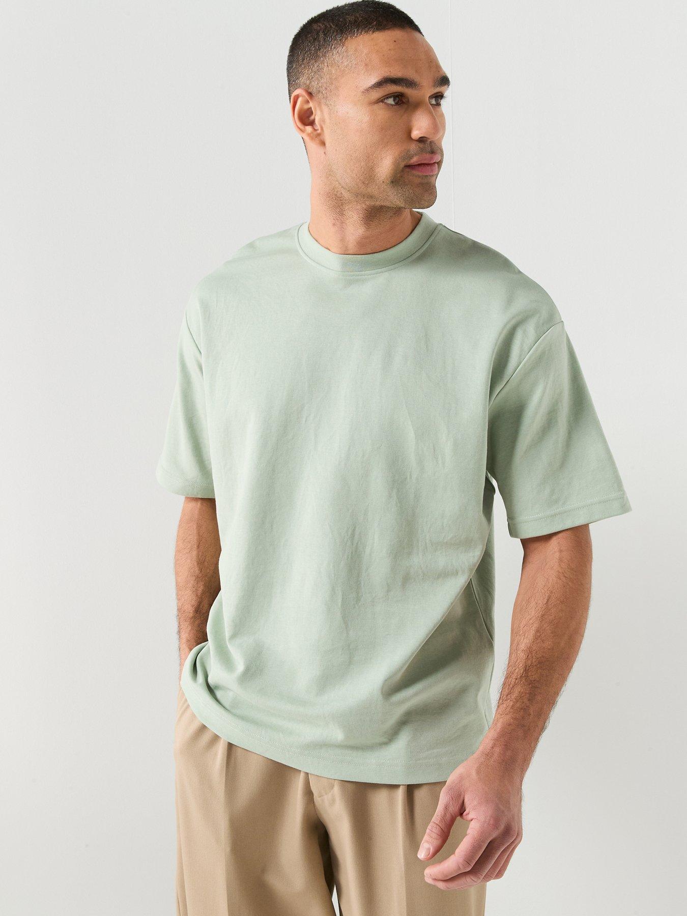 Selected Homme Oscar Loose Fit T-Shirt - Light Green