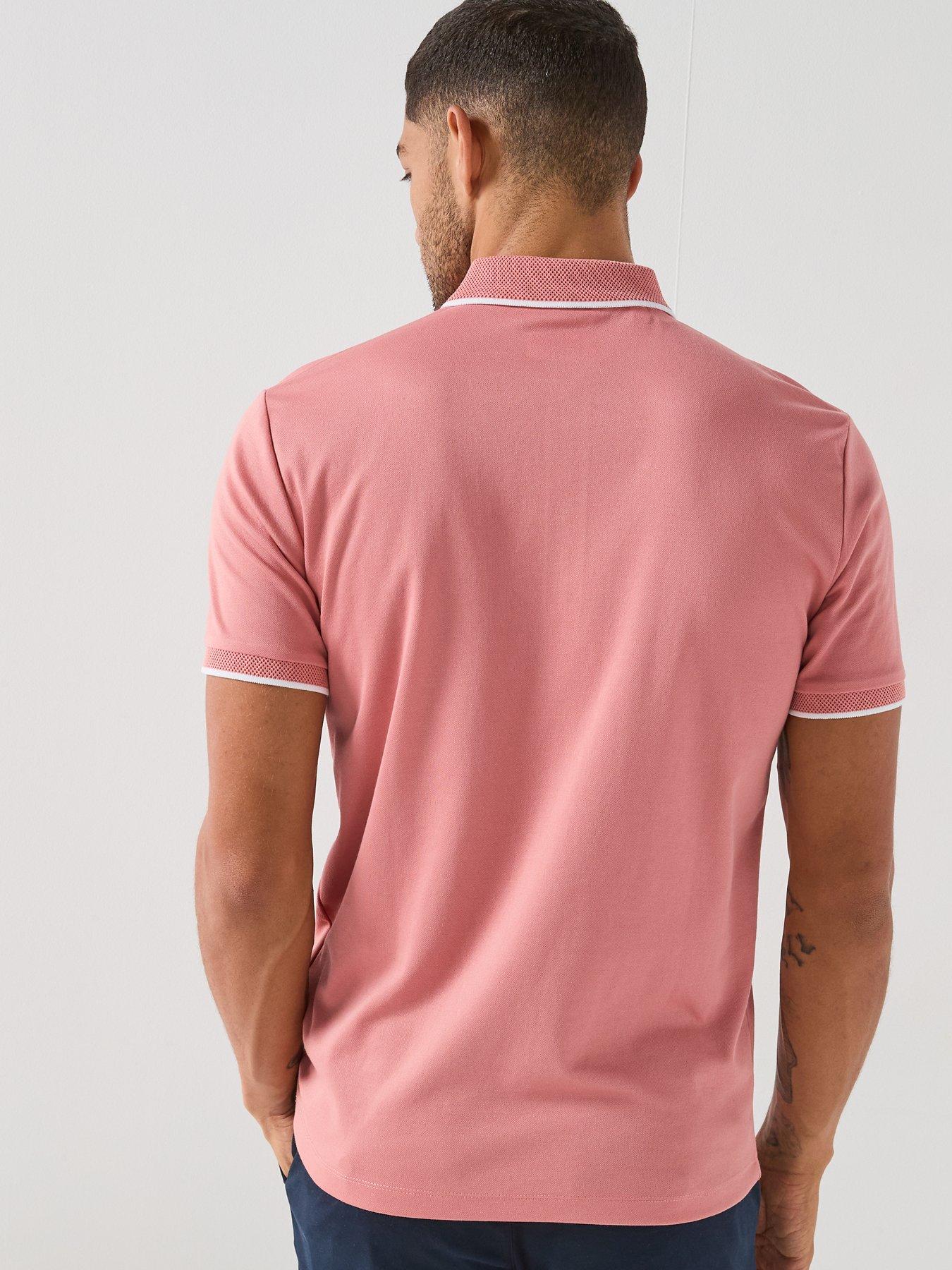 Image 2 of 4 of Selected Fave Zip Short Sleeve Polo Shirt