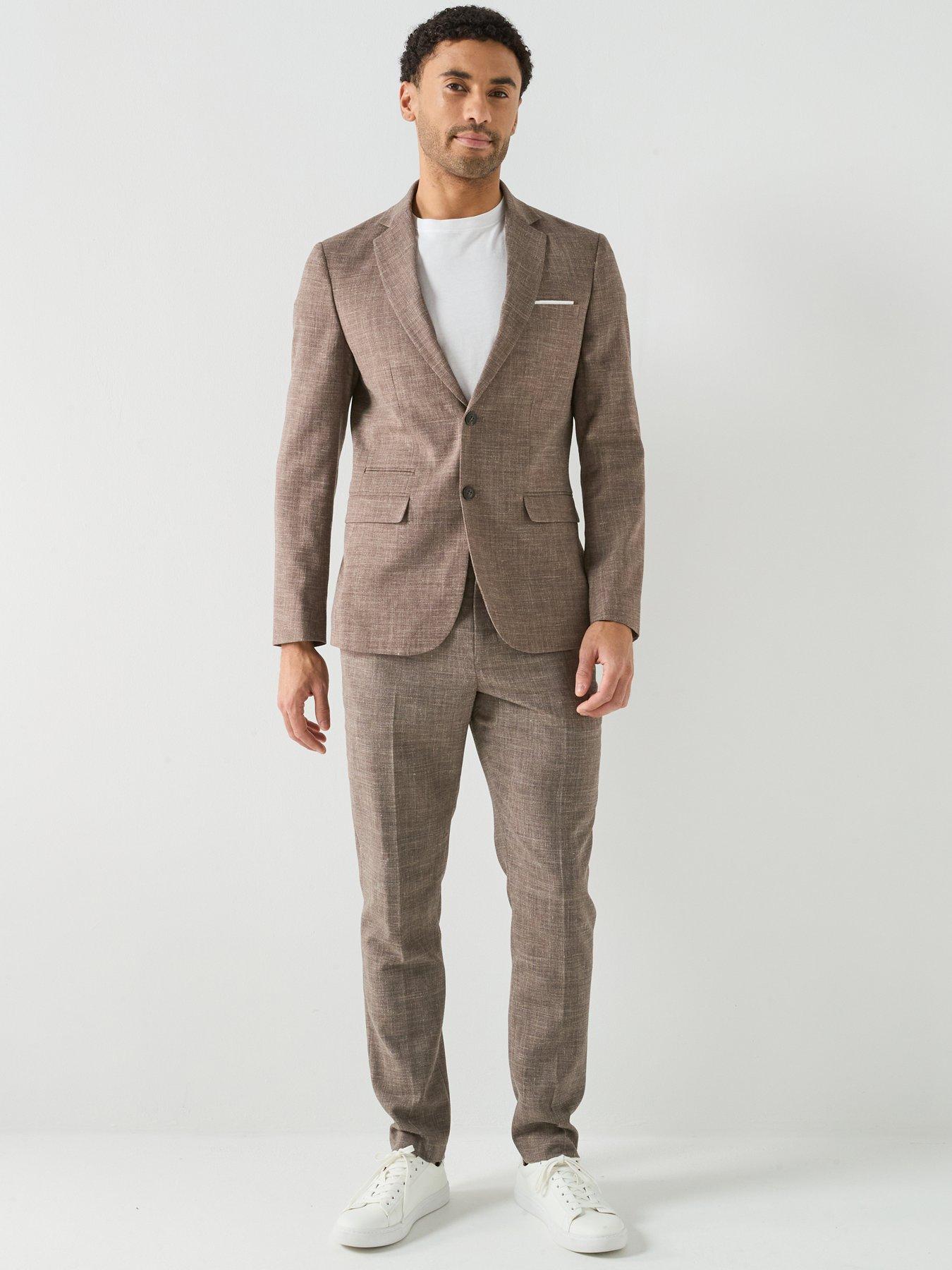 Image 3 of 6 of Selected Selected Oasis Slim Fit Linen Suit Trousers