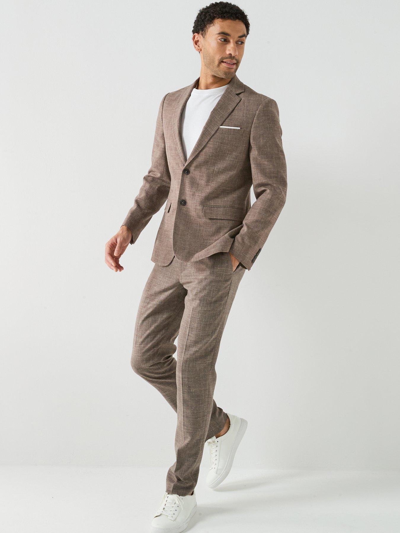 Image 6 of 6 of Selected Selected Oasis Slim Fit Linen Suit Trousers