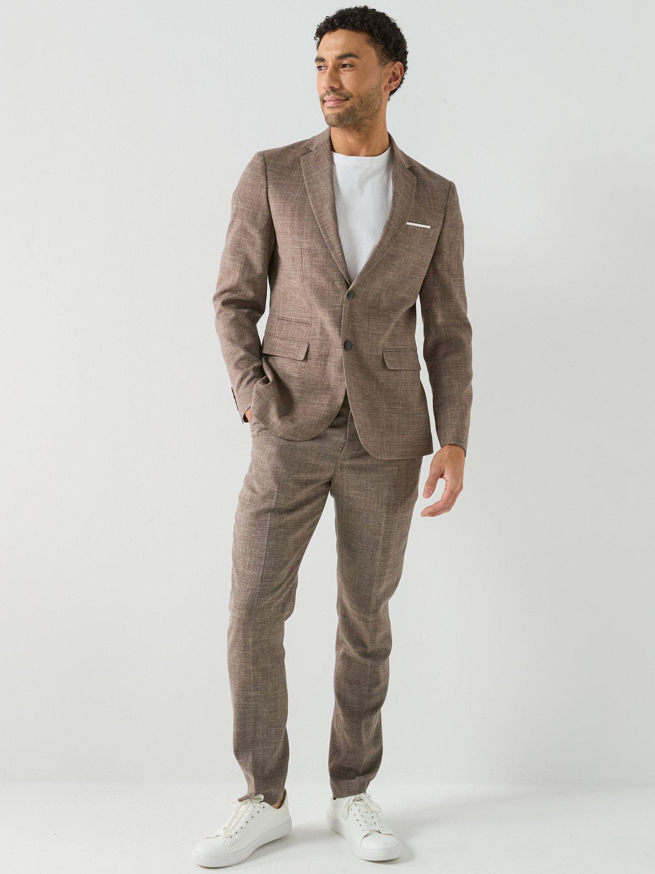 Image 3 of 6 of Selected Selected Oasis Slim Fit Linen Blazer