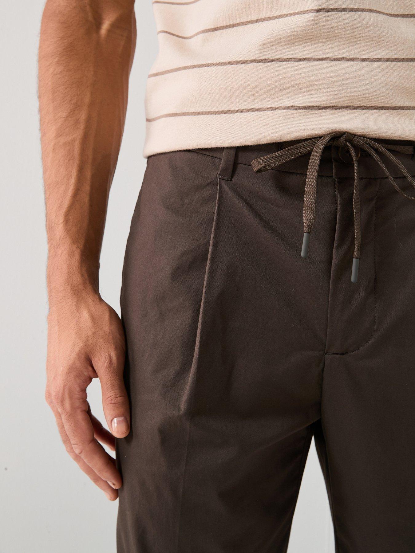 Image 4 of 6 of Selected Selected Leroy Regular Fit Pleat Trousers