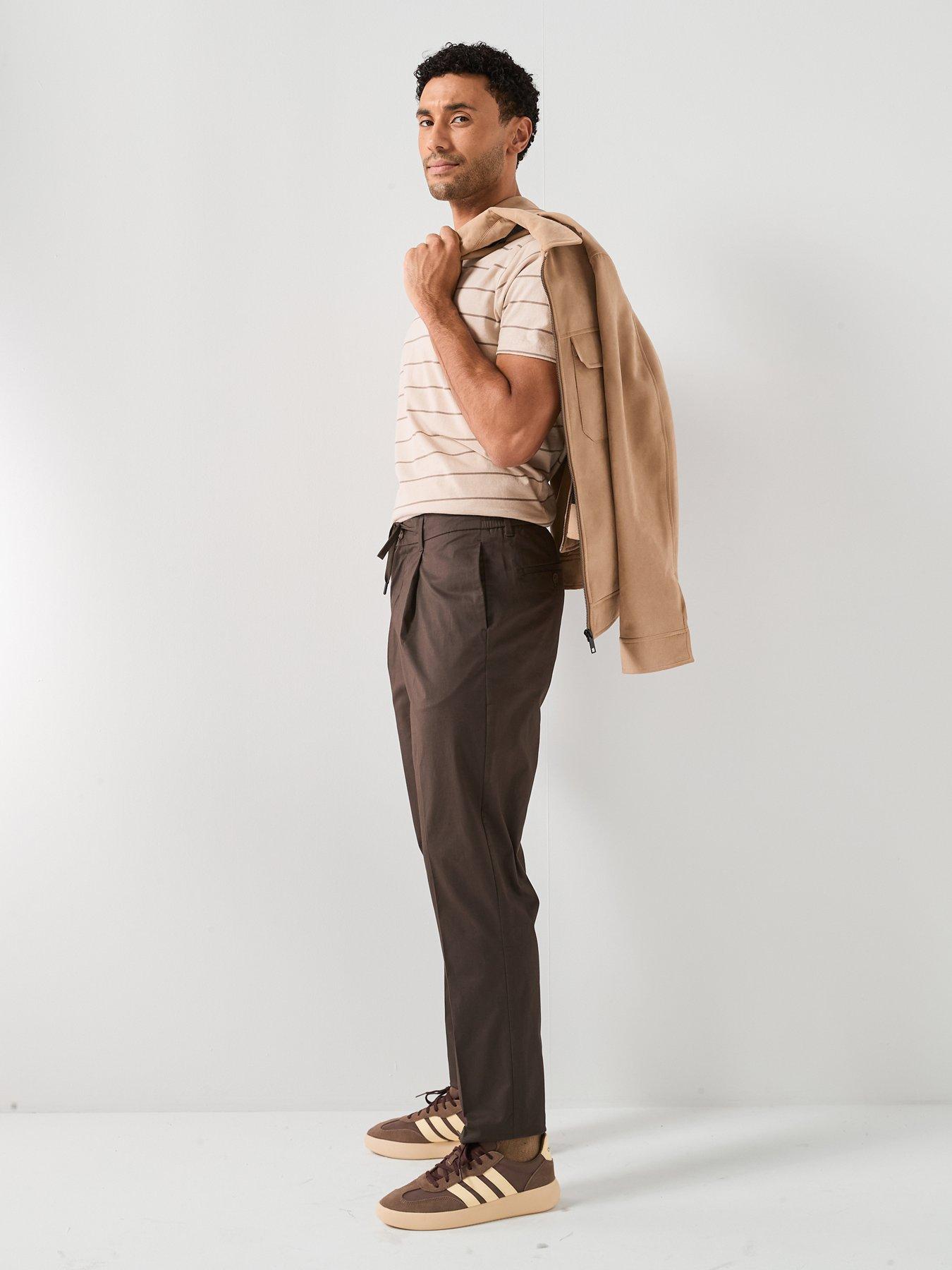 Image 5 of 6 of Selected Selected Leroy Regular Fit Pleat Trousers