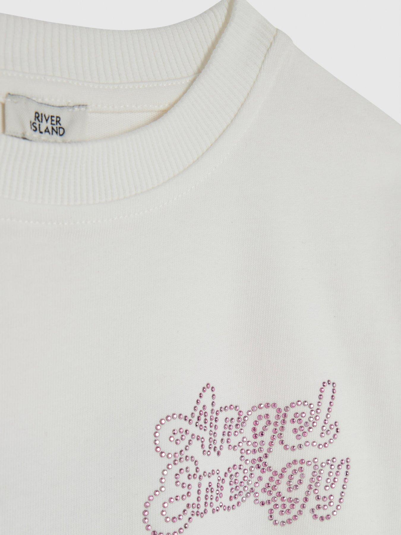 Stone Island M/C T-Shirt Front Logo in White