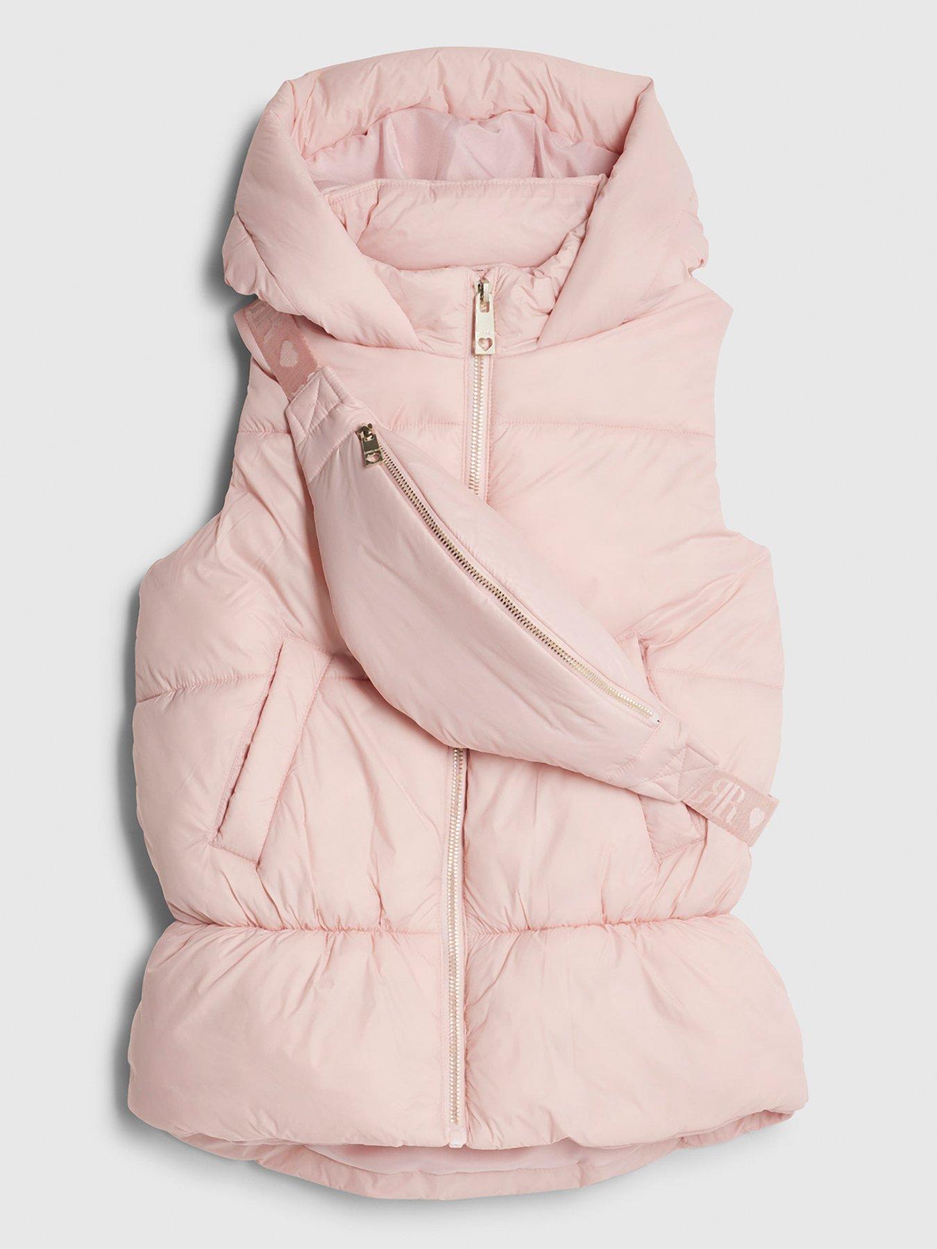River Island Older Girls Gilet With Bag Set - Pink