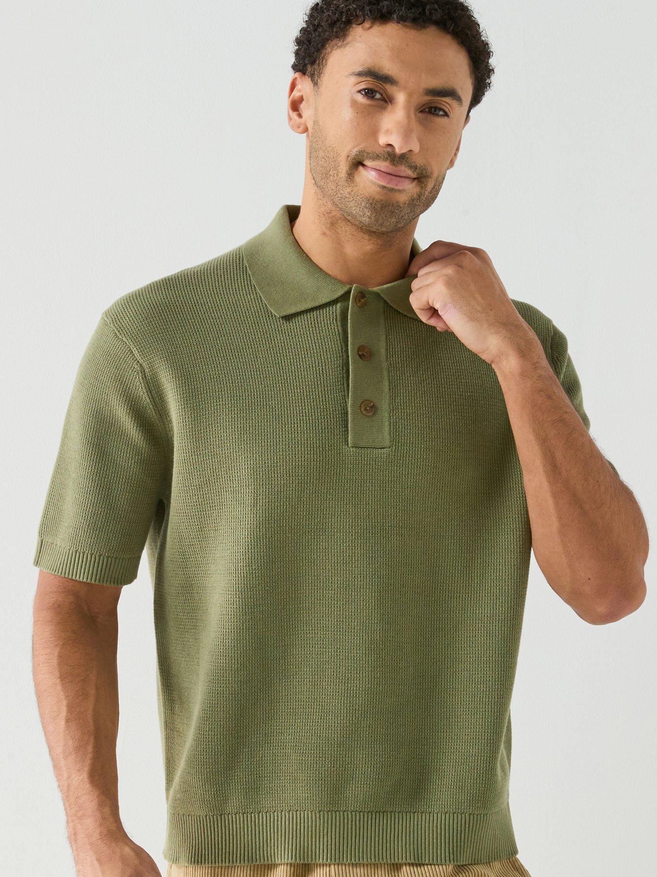 Image 5 of 6 of Selected Dane Short Sleeve Relaxed Fit Polo Shirt