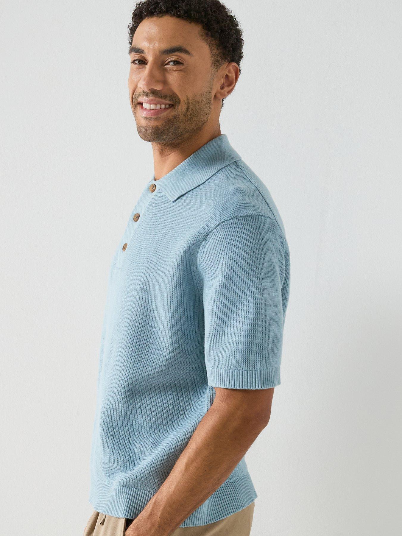 Image 5 of 6 of Selected Dane Short Sleeve Relaxed Fit Polo Shirt