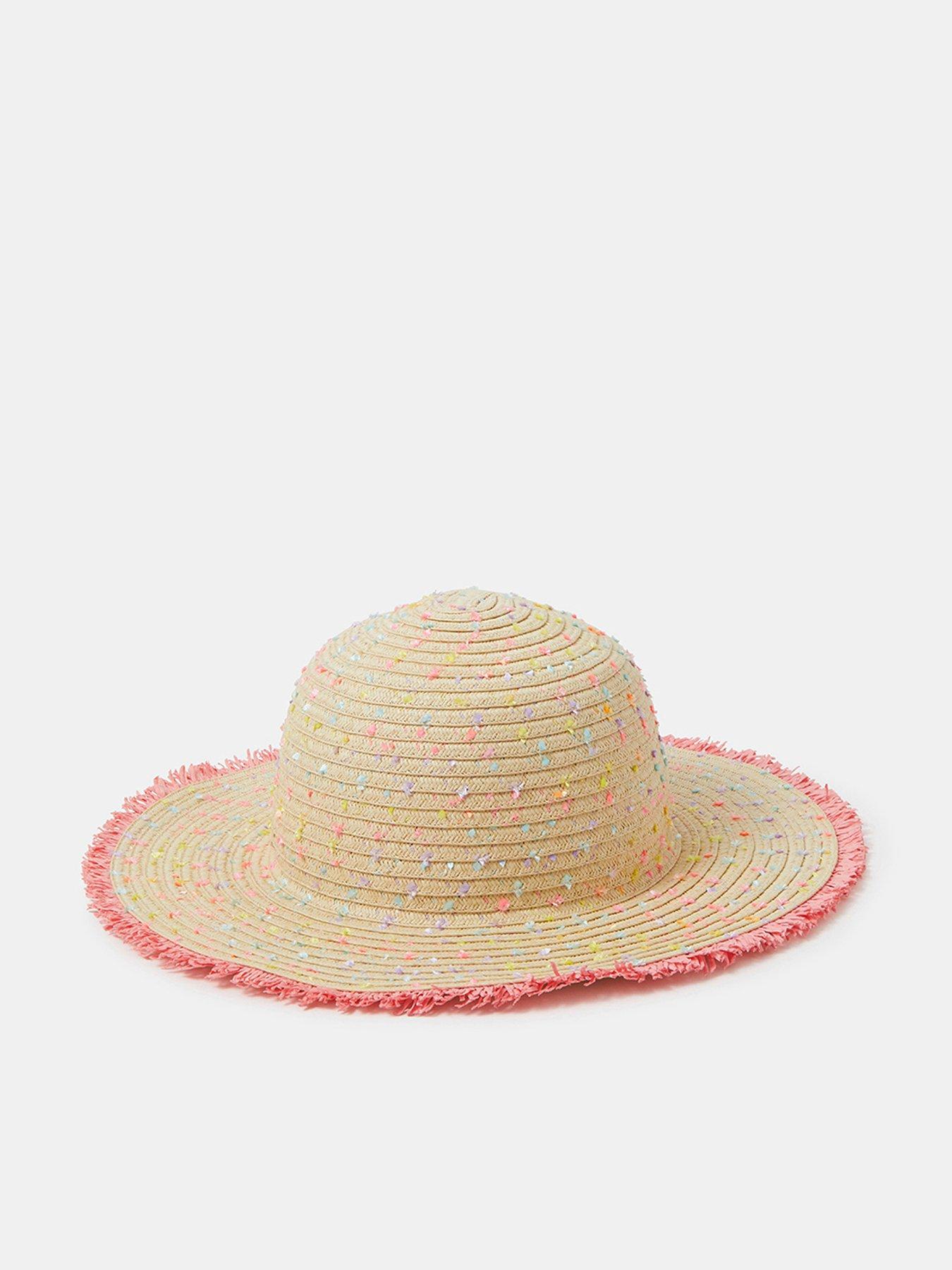 Accessorize Girls Speckled Floppy Hat - Multi