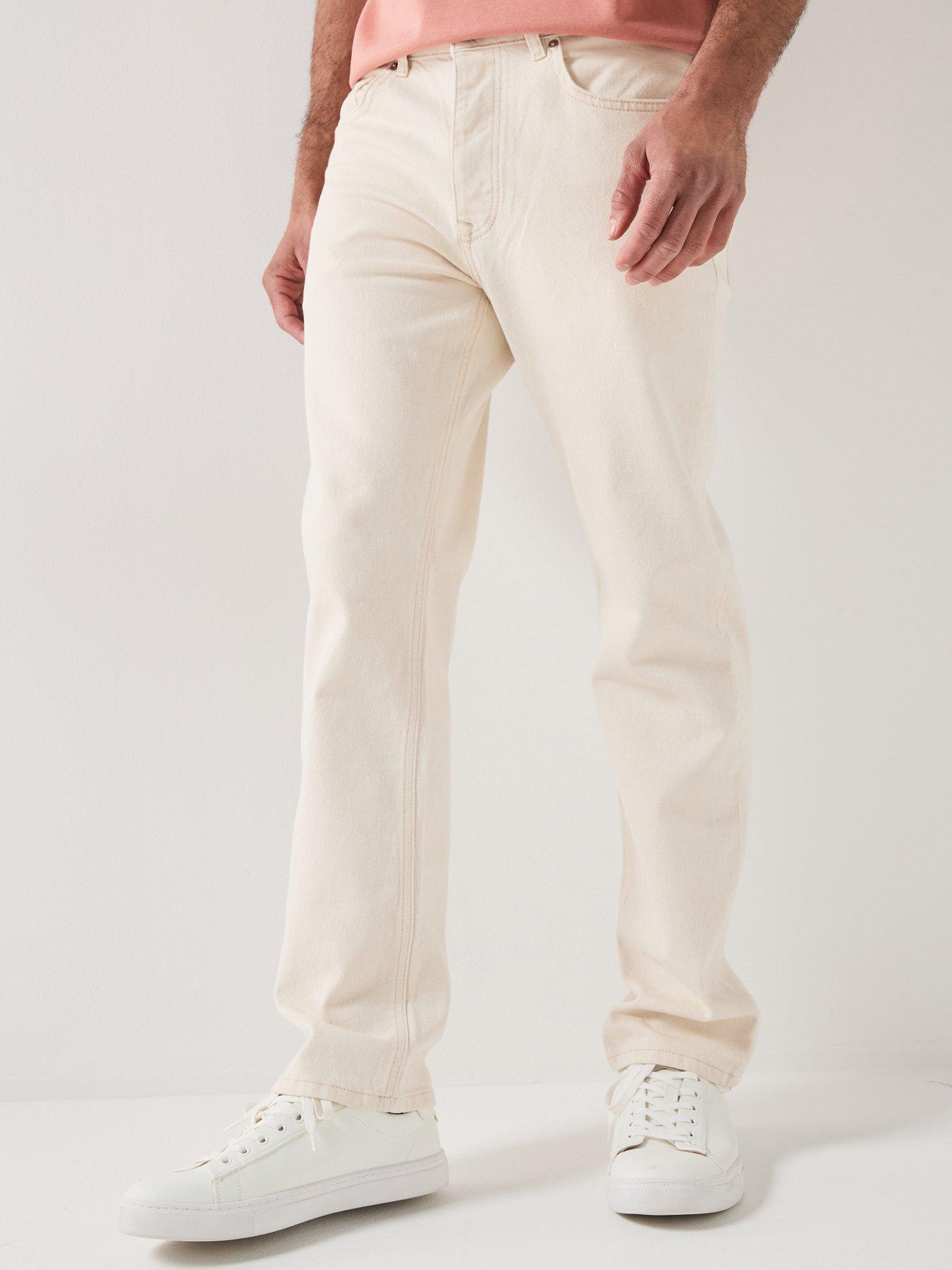 Selected Ben Straight Fit 611 Jeans - Cream
