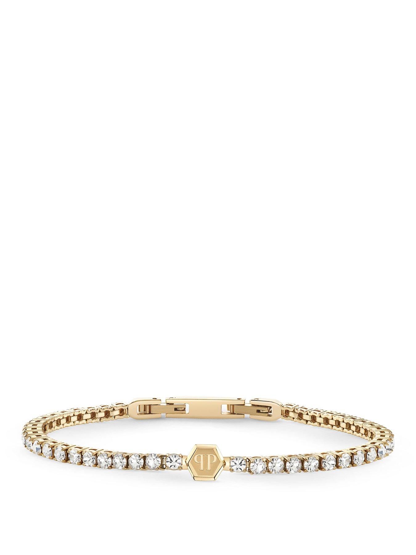 Philipp Plein PLEIN TENNIS, IP Yellow gold tone