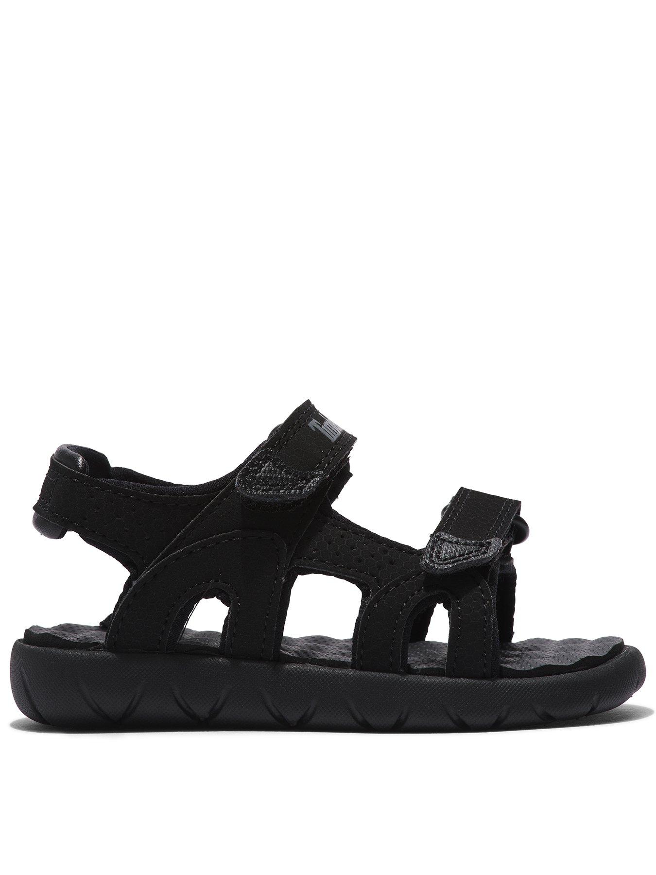 Timberland Infant Backstrap Sandal, Black, Size 9 Younger