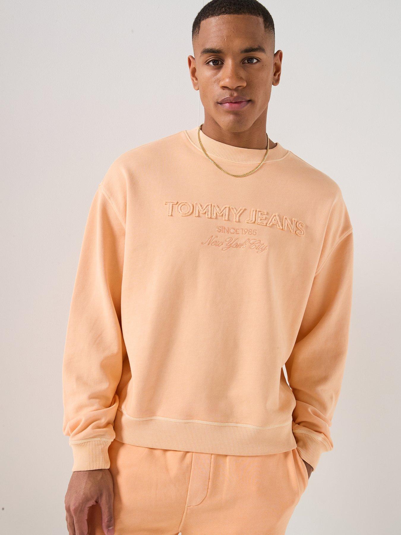 Tommy Jeans 90s Washed Crew Sweatshirt - Faded Sun Kiss