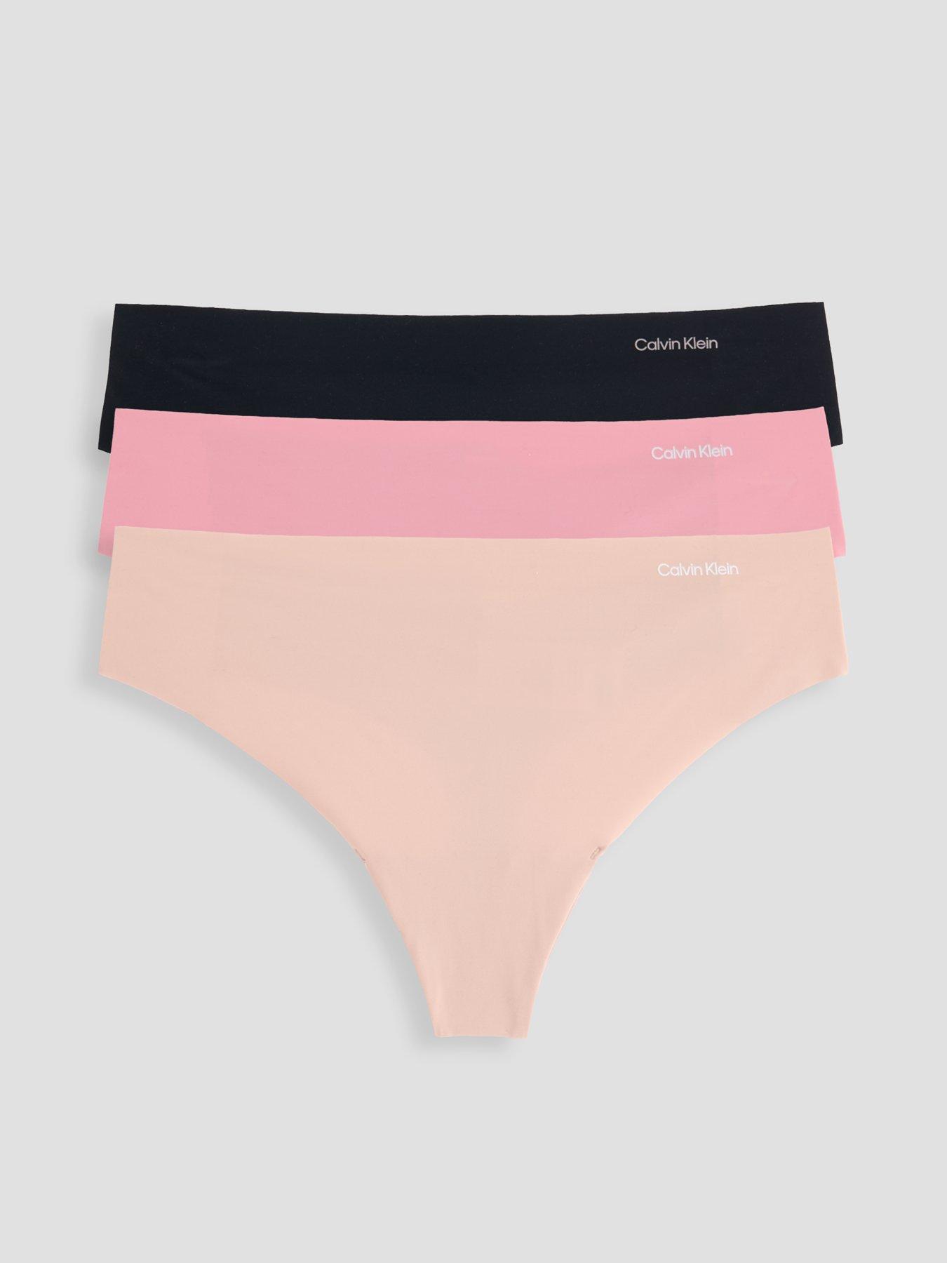 Image 1 of 6 of Calvin Klein Thong 3Pk - Multi