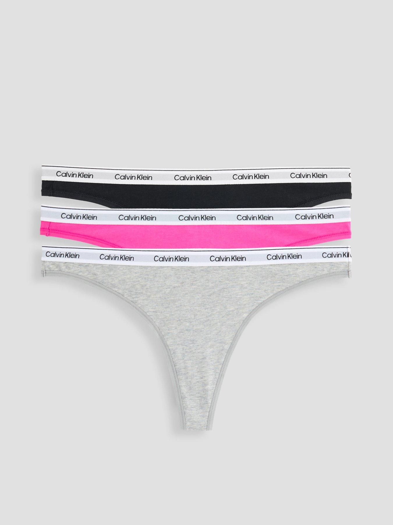 Image 1 of 6 of Calvin Klein Thong 3Pk