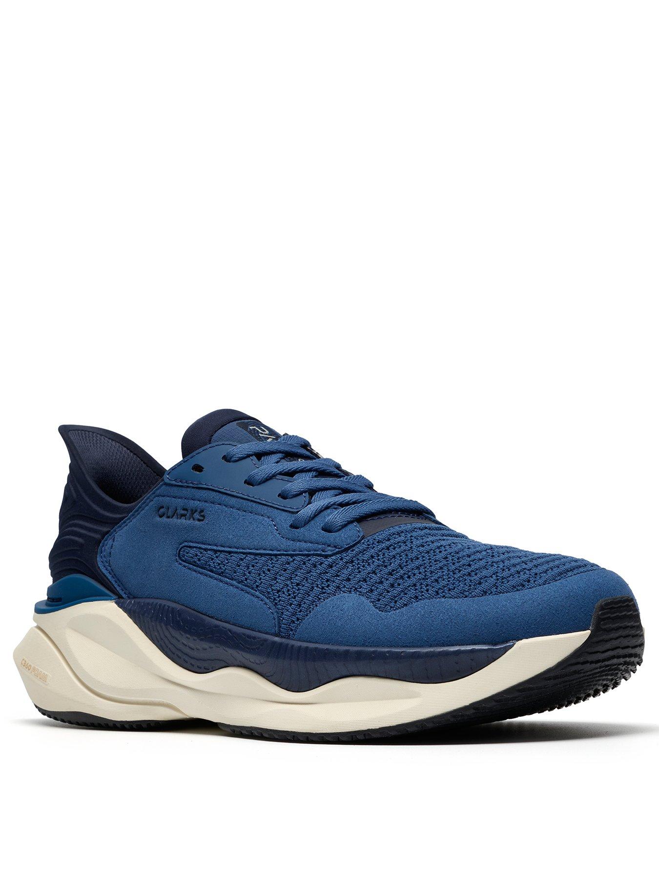 Image 2 of 6 of Clarks Pace Trainers - Blue