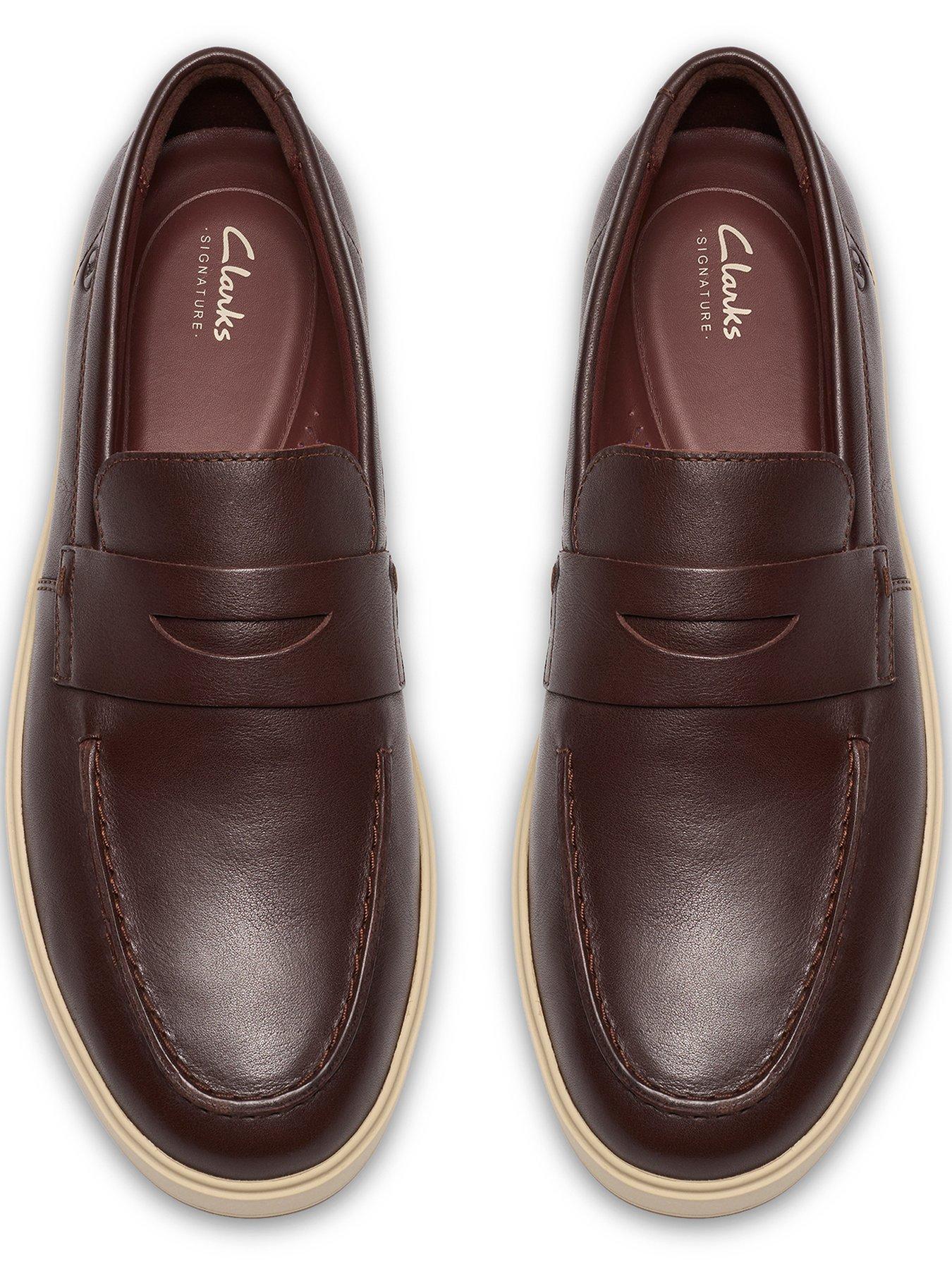 Clarks Lockford Easy Lace Up Shoe - Dark Brown | Very