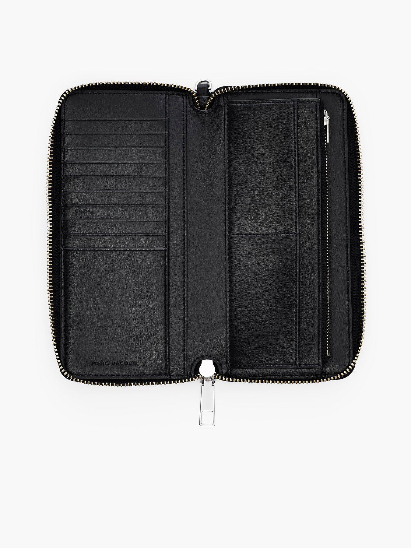 Image 3 of 4 of MARC JACOBS The Stripe Canvas Continental Wallet