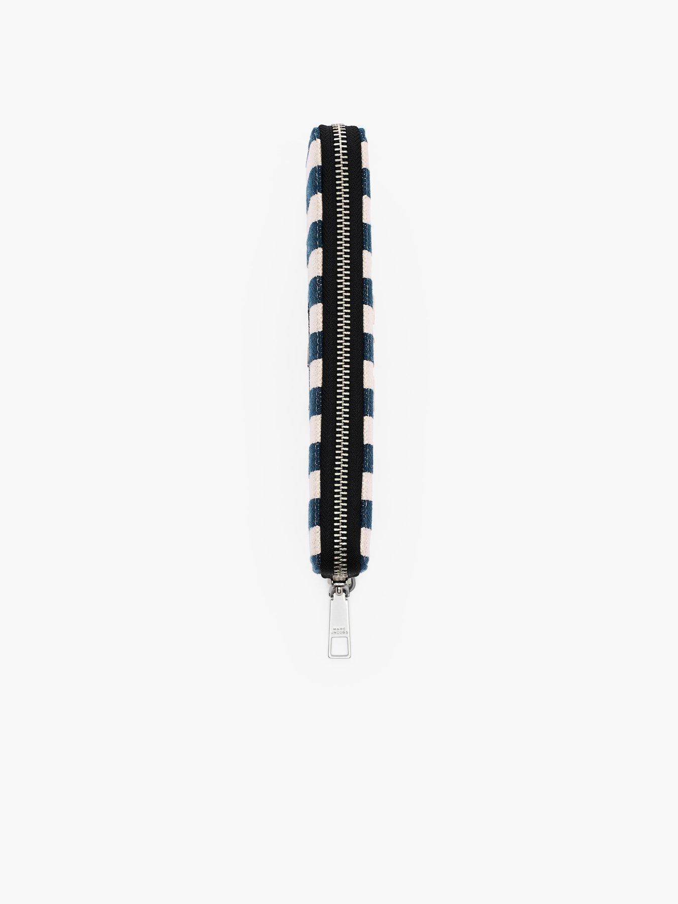 Image 4 of 4 of MARC JACOBS The Stripe Canvas Continental Wallet