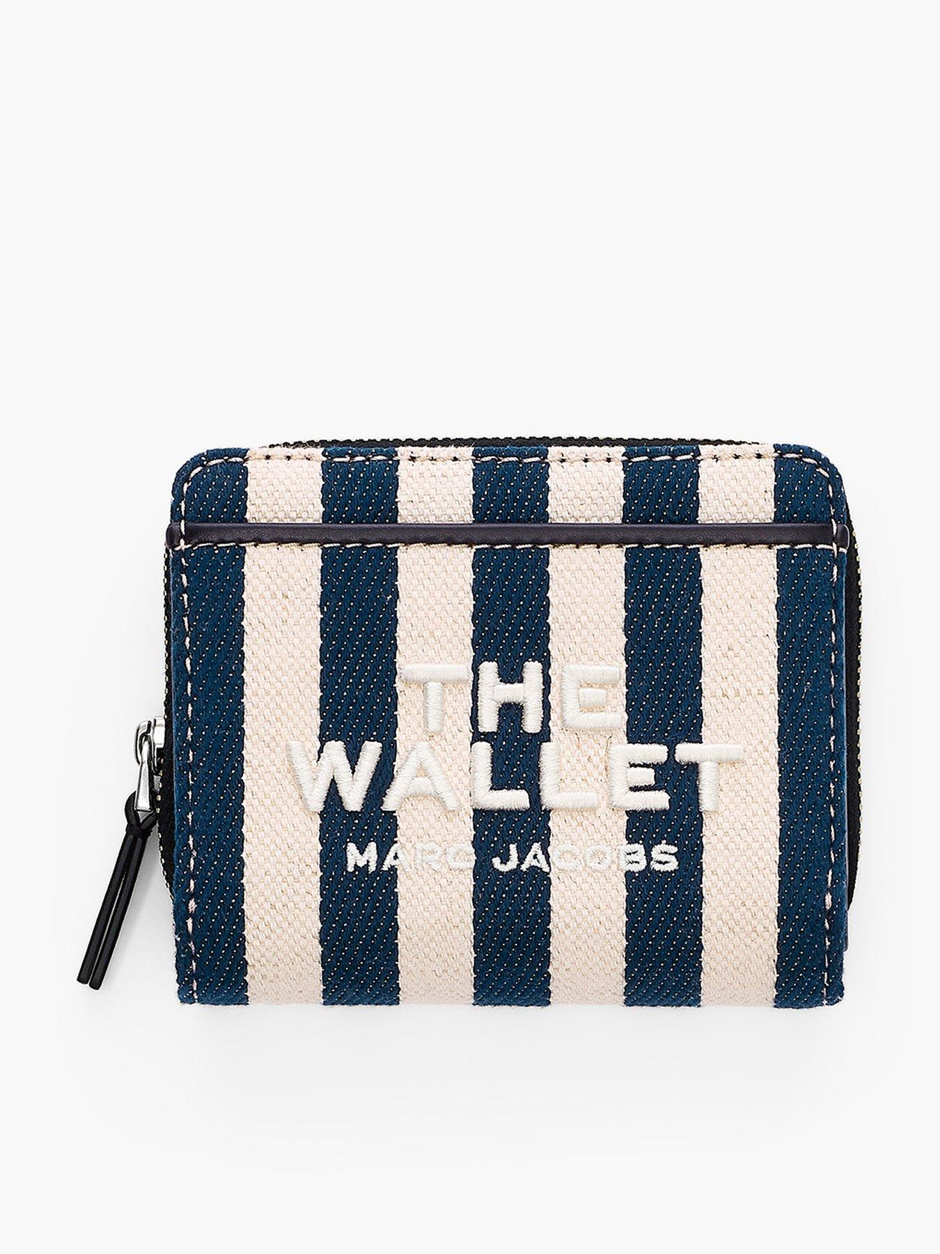 MARC JACOBS The Stripe Canvas Mini Compact Wallet