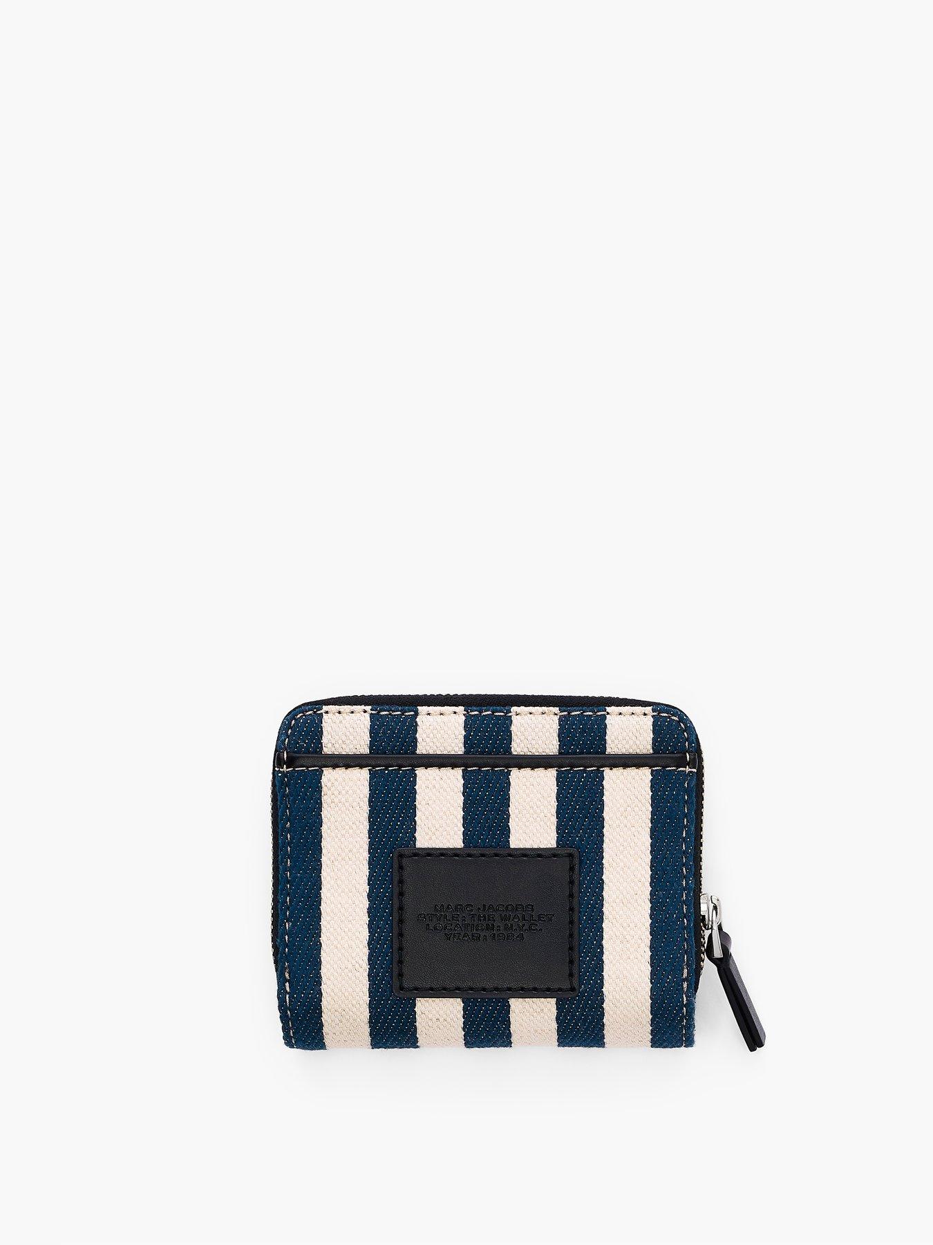 Image 2 of 4 of MARC JACOBS The Stripe Canvas Mini Compact Wallet