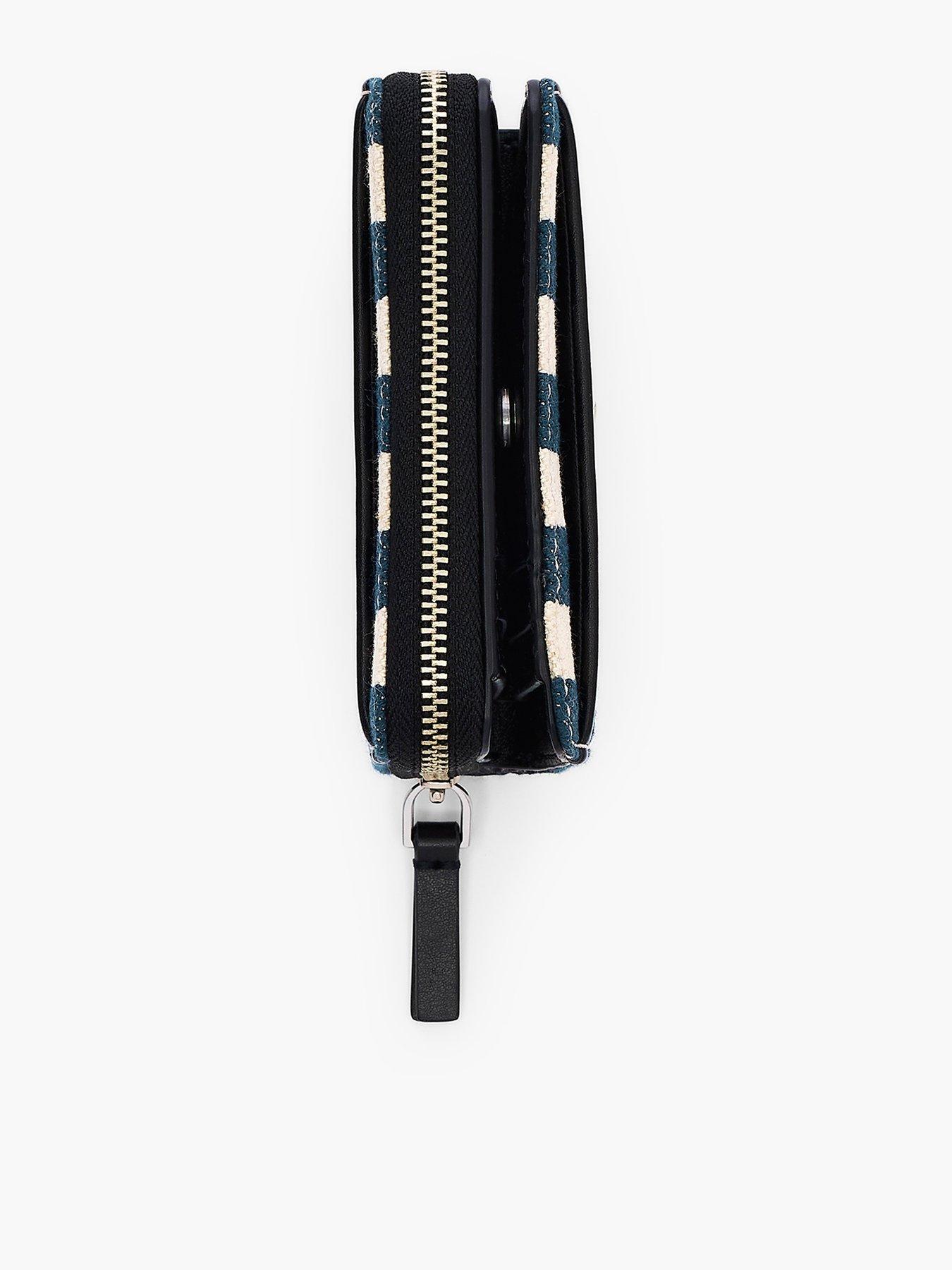 Image 3 of 4 of MARC JACOBS The Stripe Canvas Mini Compact Wallet