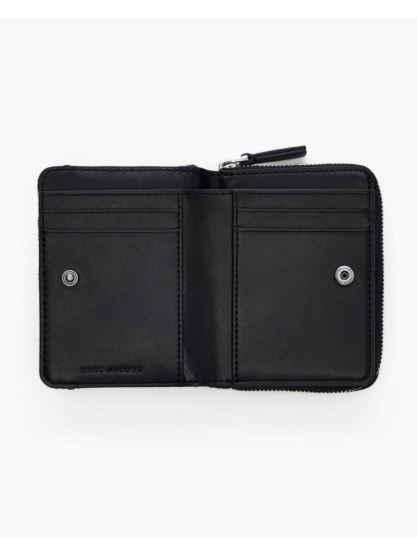 Image 4 of 4 of MARC JACOBS The Stripe Canvas Mini Compact Wallet