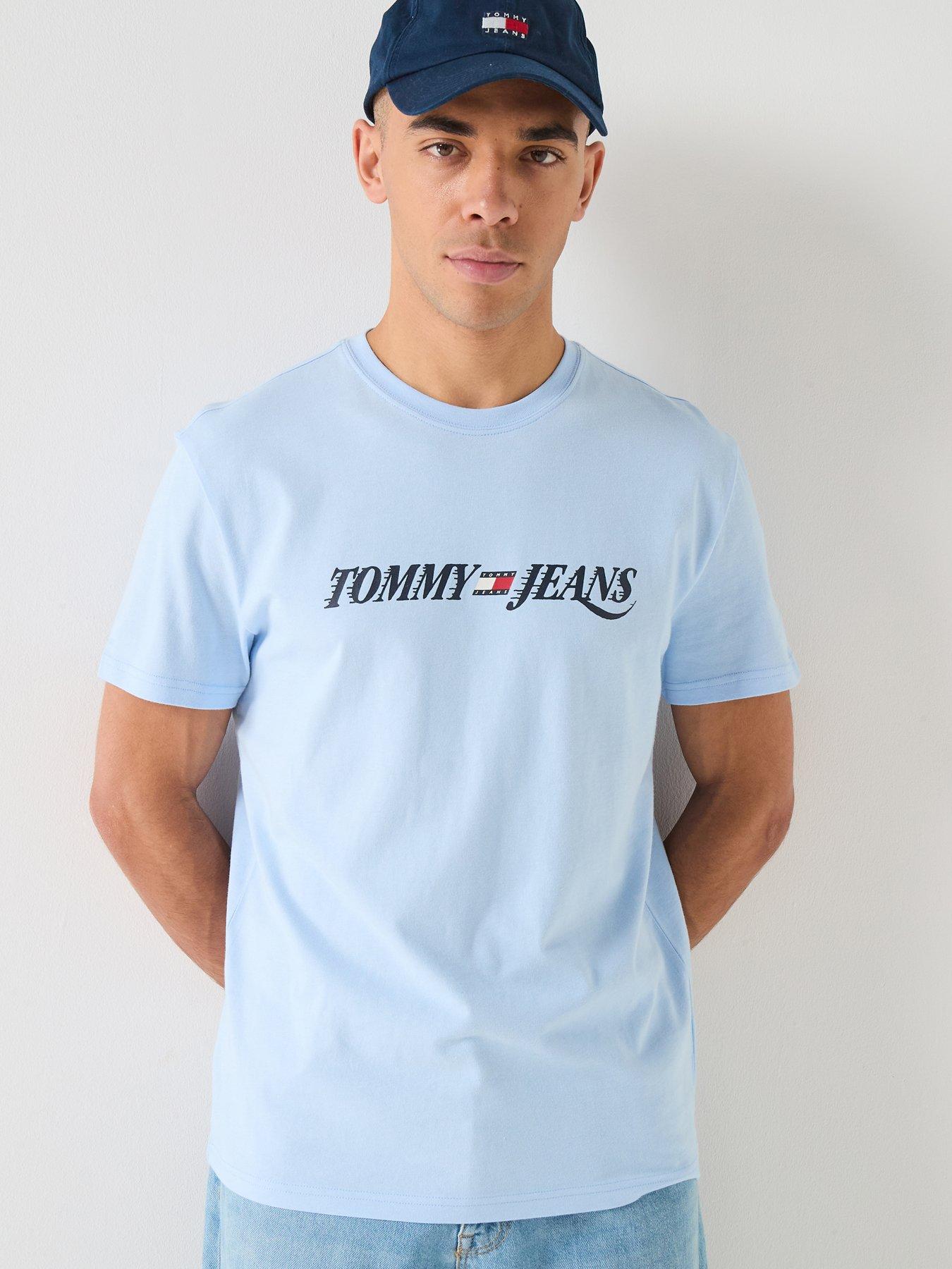 Tommy Jeans Regular Fit Vintage LA T-Shirt - Sweet Blue