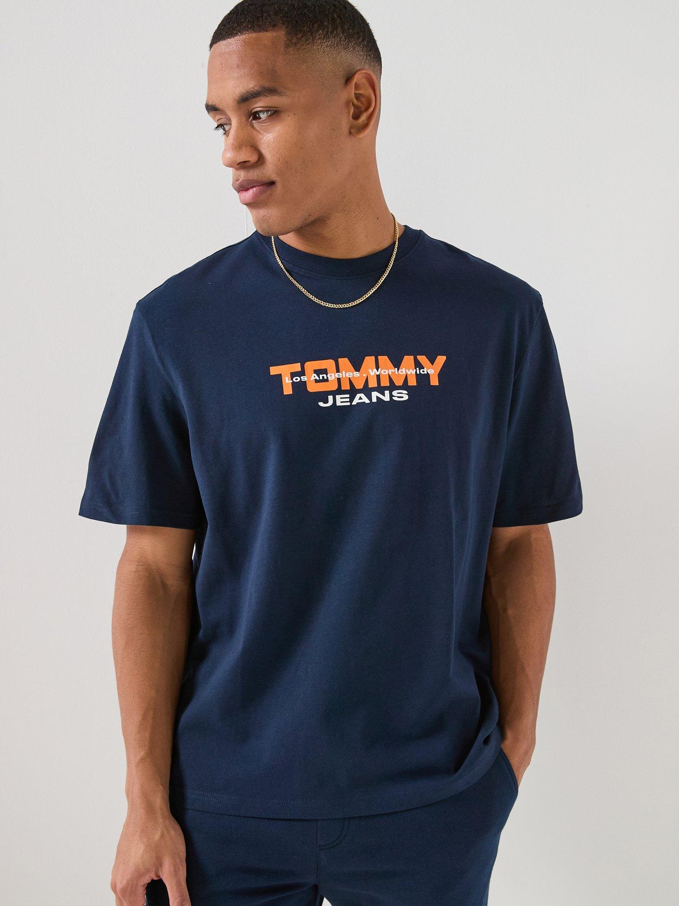 Tommy Jeans 90S Tj Block T-Shirt - Navy