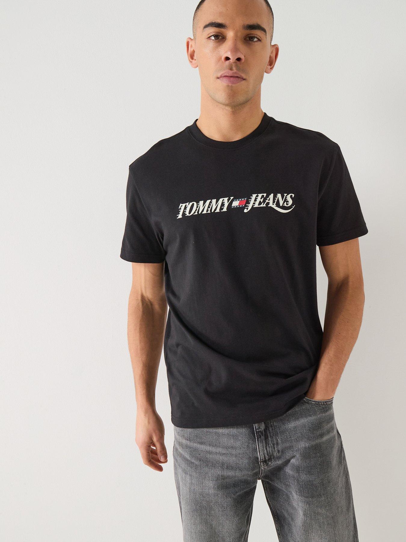 Tommy Jeans Regular Fit Vintage LA T-Shirt - Black