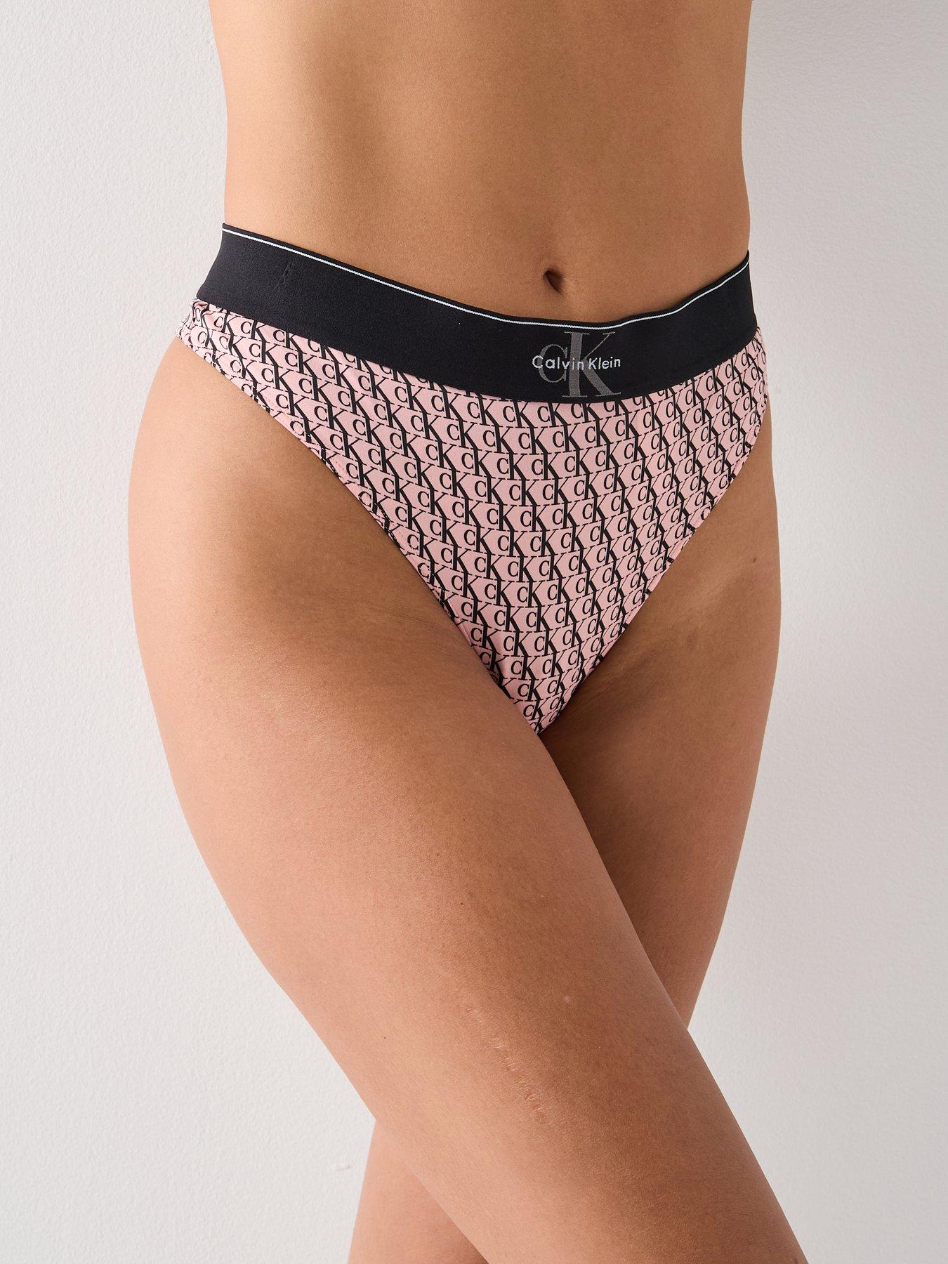 Image 1 of 4 of Calvin Klein Thong - Red/White