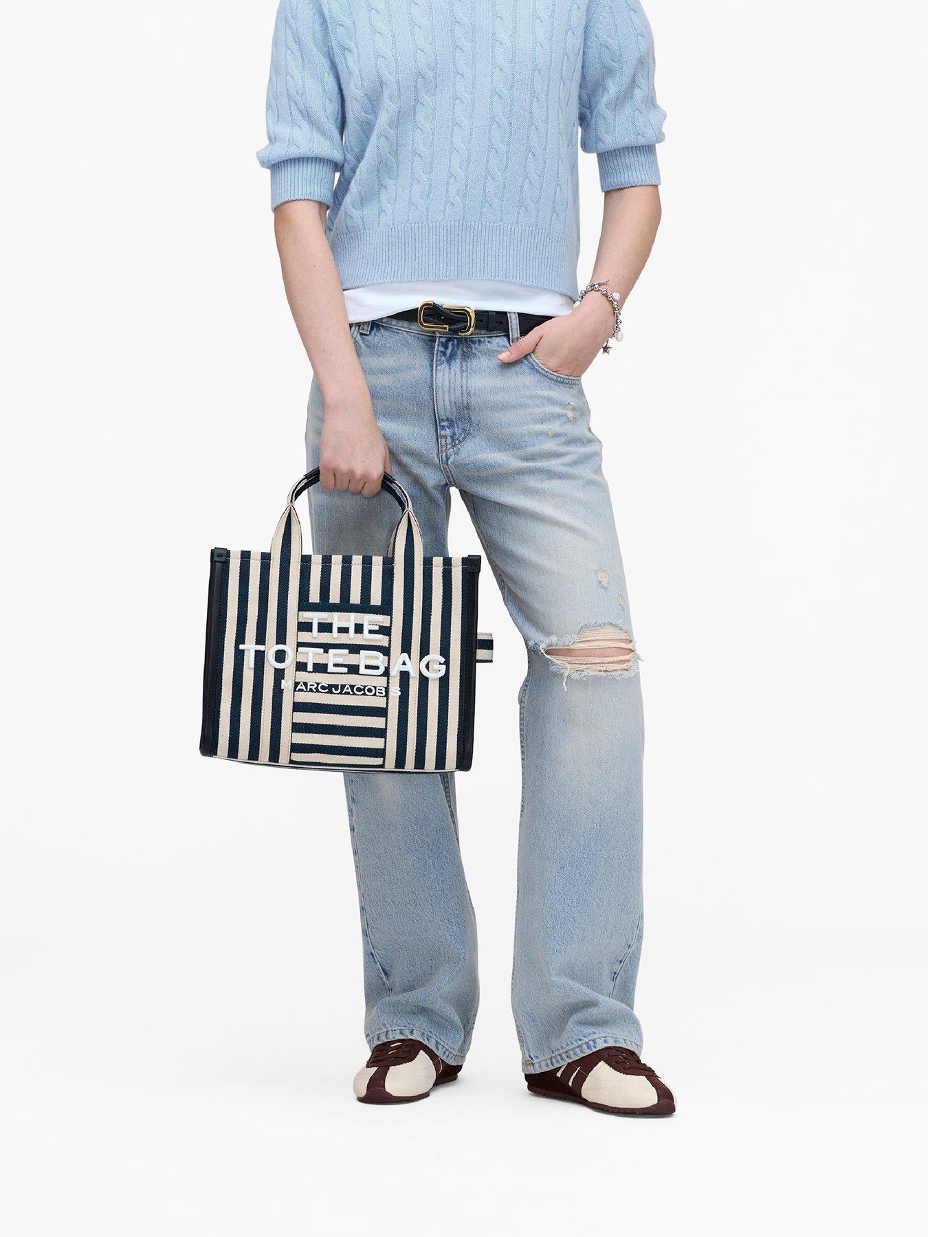 Image 2 of 5 of MARC JACOBS The Stripe Canvas Medium Tote Bag