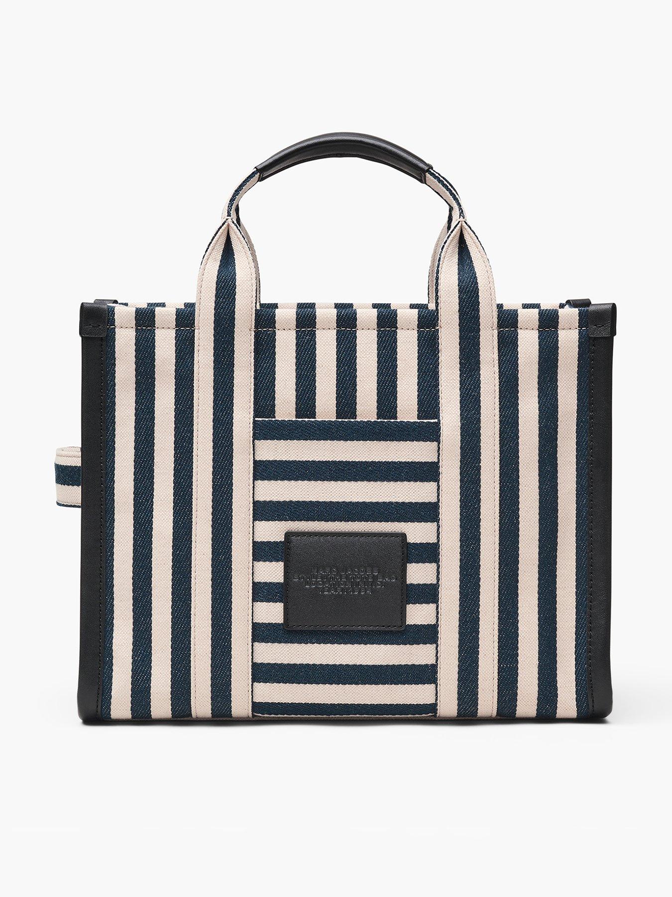Image 3 of 5 of MARC JACOBS The Stripe Canvas Medium Tote Bag